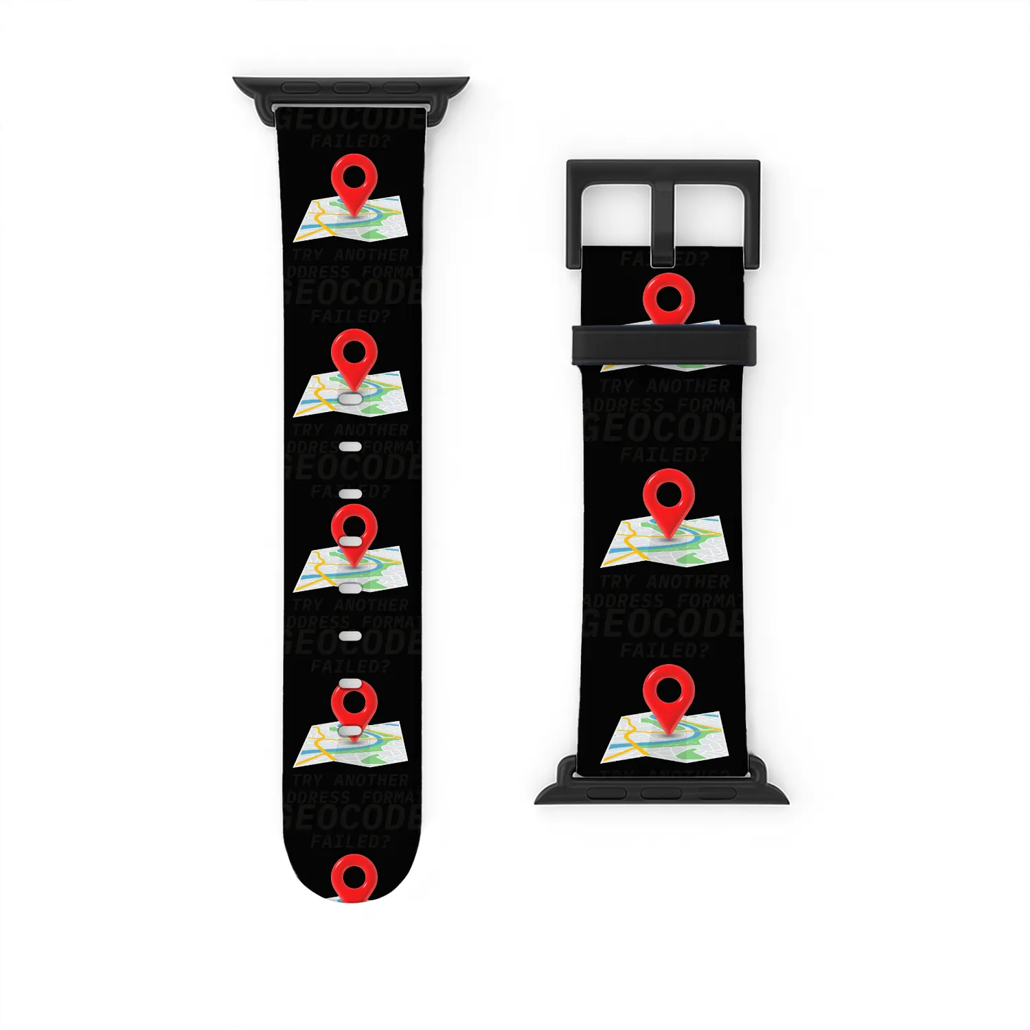 Geocoding Fail Address Format GIS Humor Watch Bands For Apple Watch