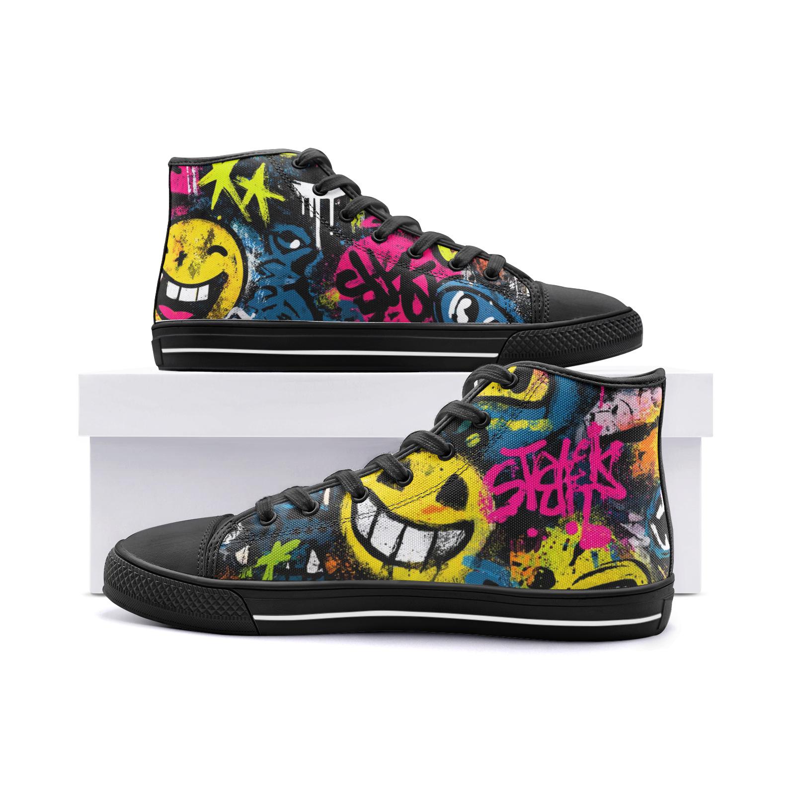 Graffiti High Top Sneakers