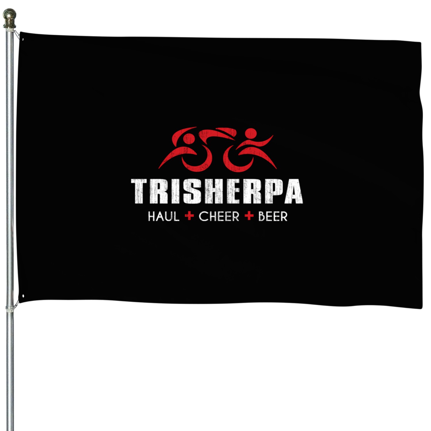 Trisherpa Tri Sherpa Triathlon Inred - Haul Cheer House Flags