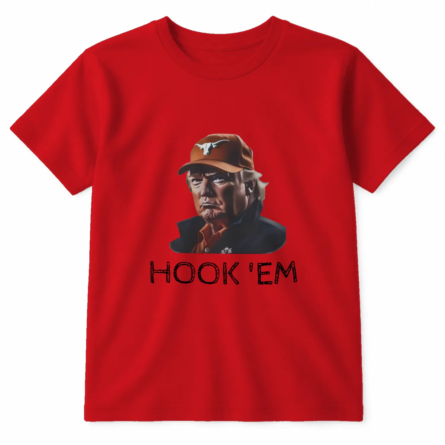 Donald Trump Texas Longhorns "Hook 'Em" T-shirt