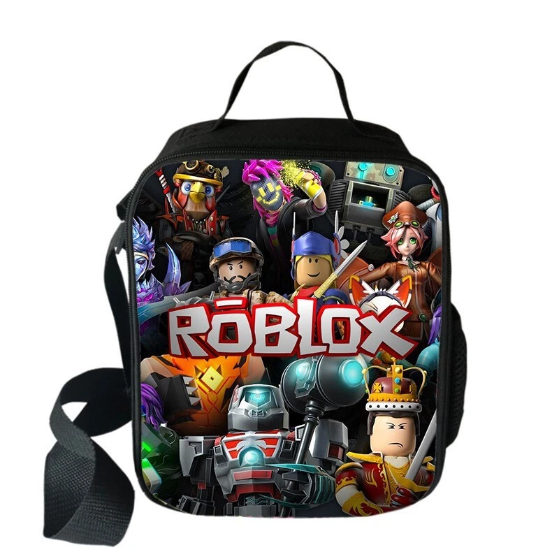 Roblox Kids Lunch Bag, School Picnic Bag