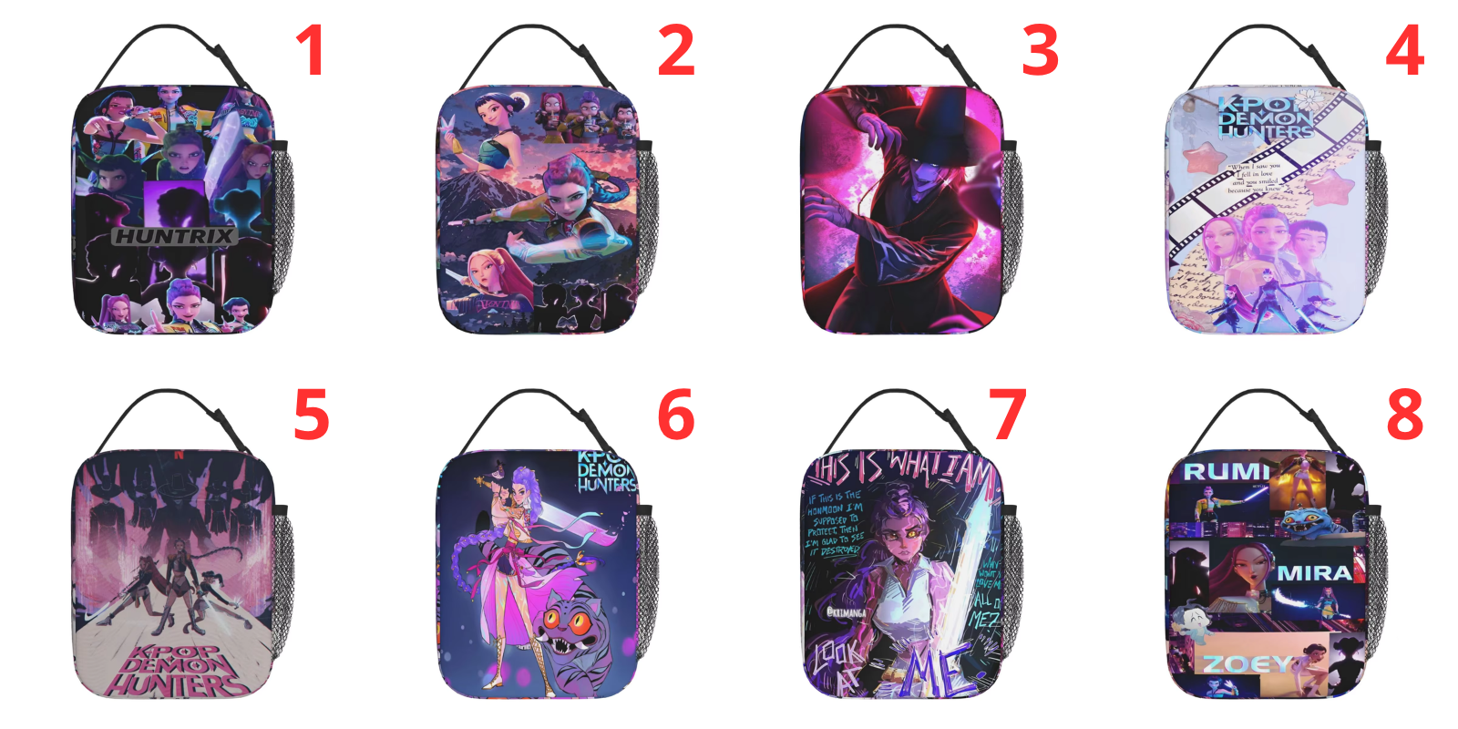 KPop Demon Hunters Kids Lunch Bag