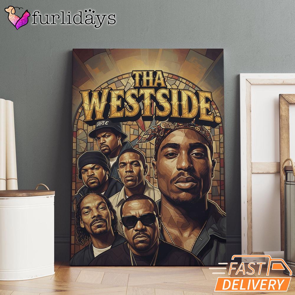 Tha Westside Legends Dark Canvas, Rap Lengends Poster