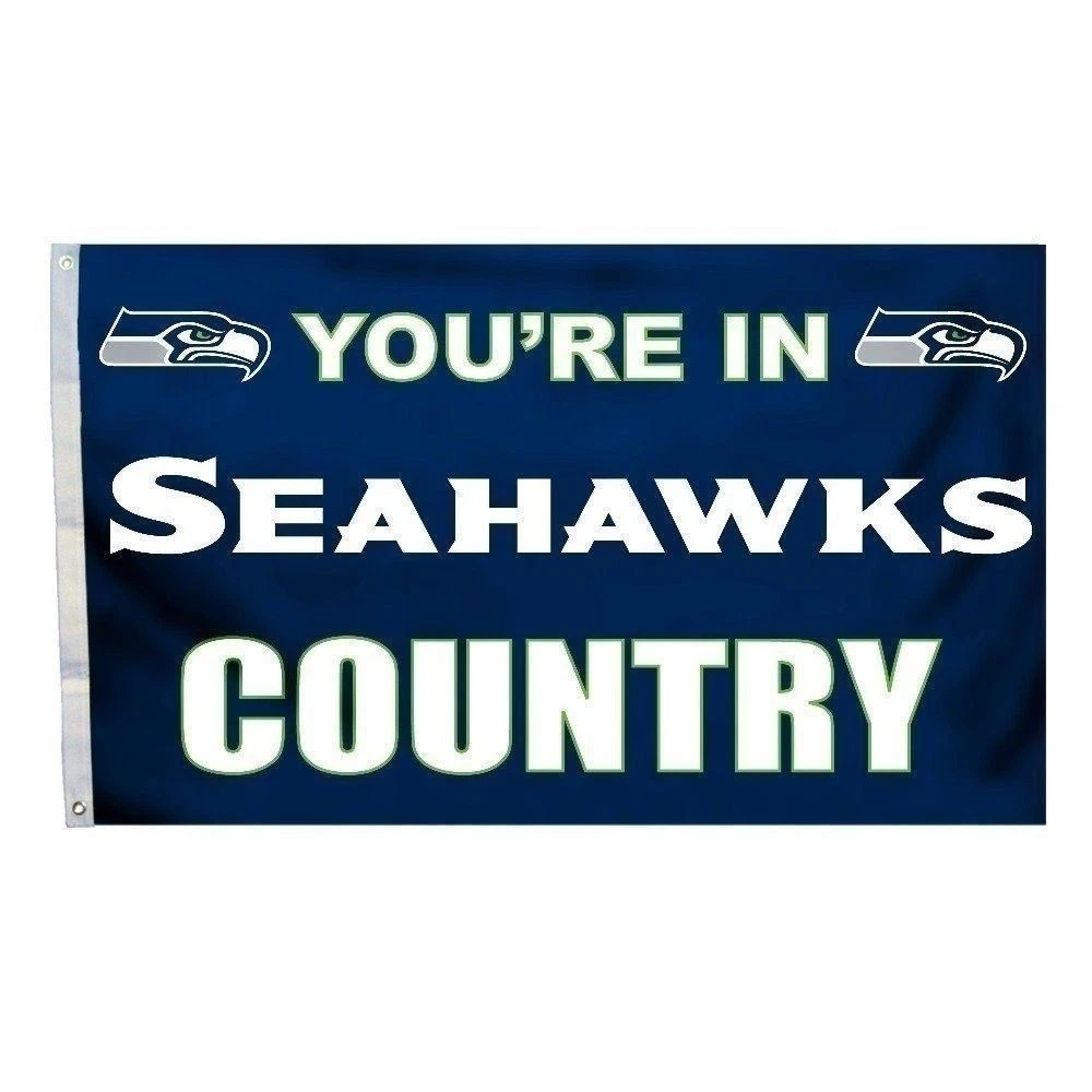 Seattle Seahawks House Flag - You're in Seahawks Country