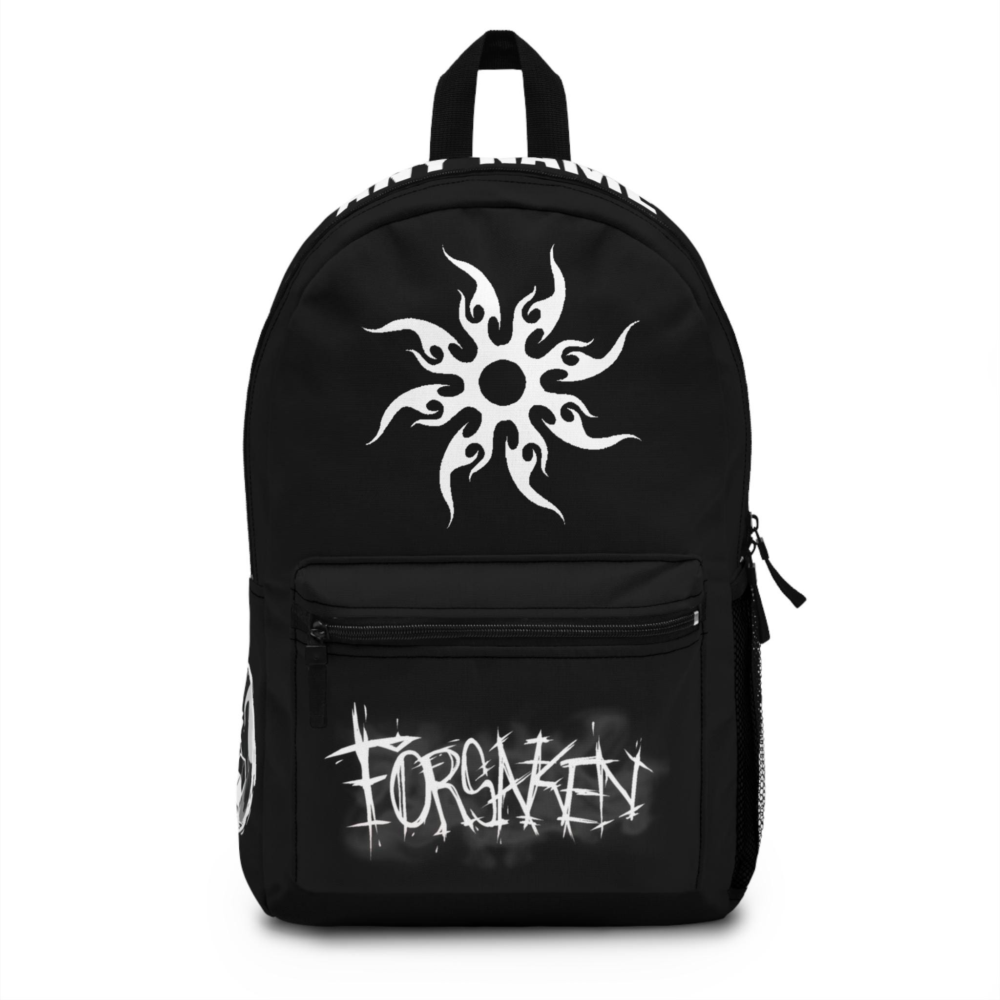 Two Time Inspired Forsaken Backpack with Team Symbol, Ritual, and Roblox Love Design for Gamers