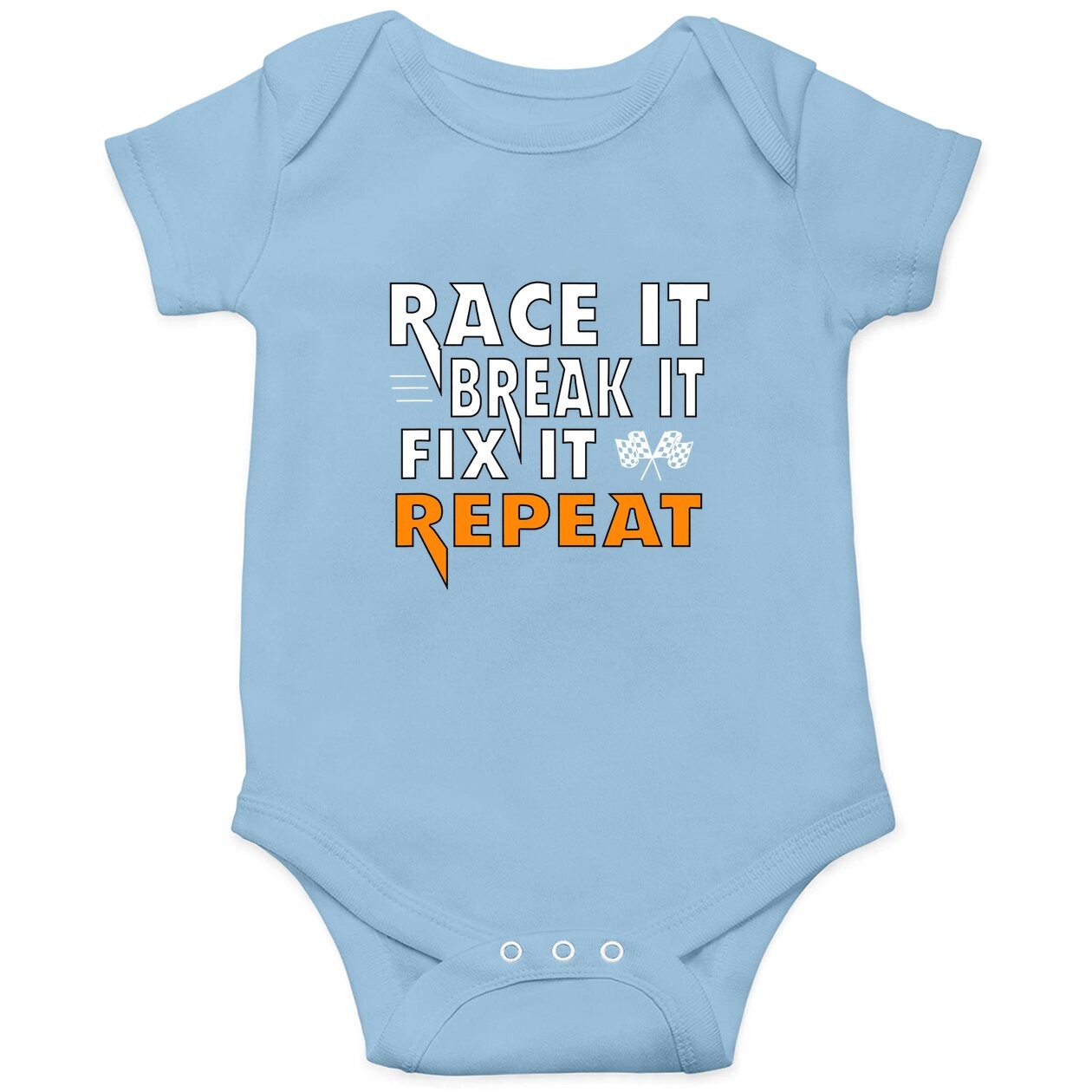 Dirt Track Racing Race It Sprint Car Rally Race Gear Baby Bodysuit