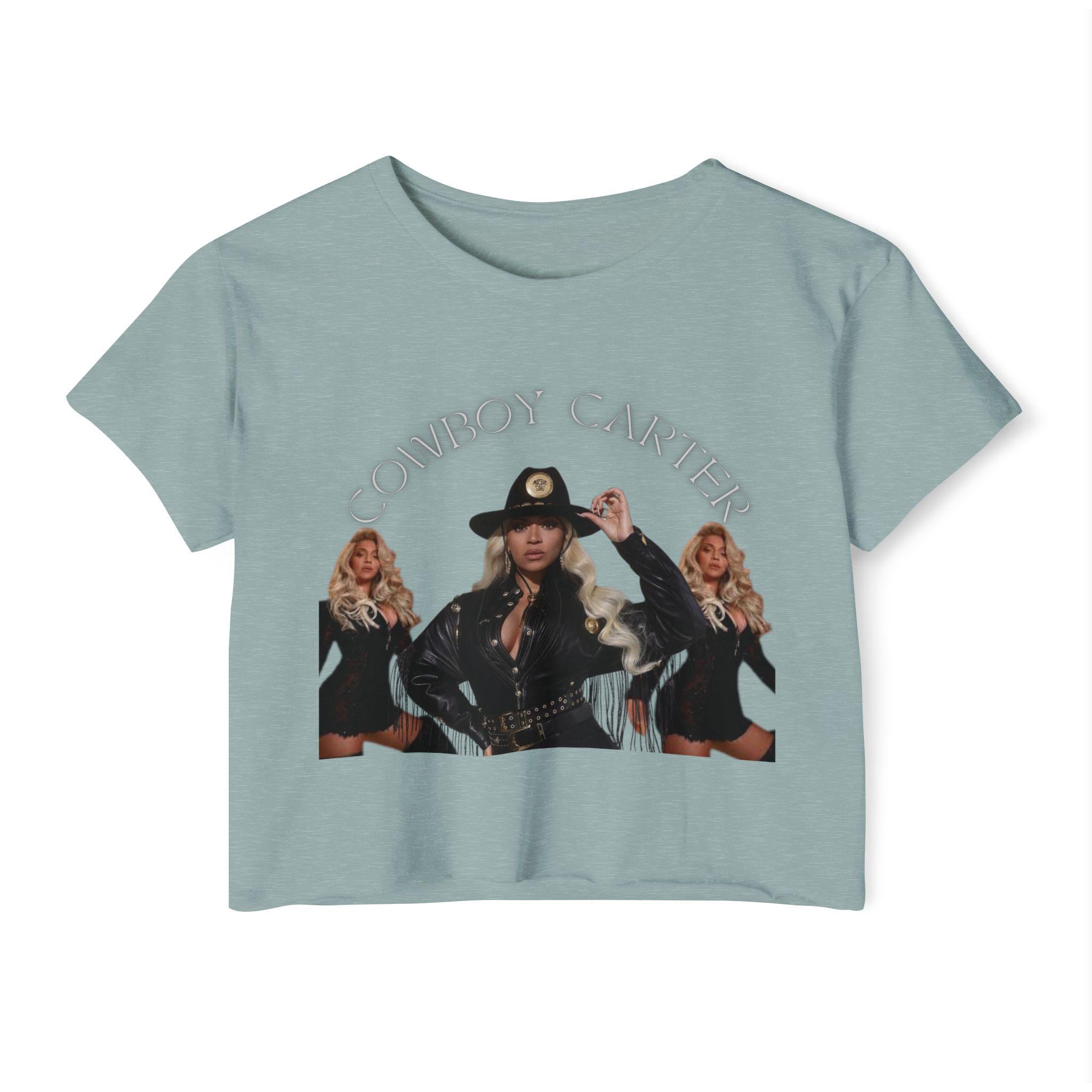 Cowboy Carter Women's Festival Crop Top, Music Festival Outfit, Boho Style Top, Summer Concert Wear, Trendy Women's Apparel