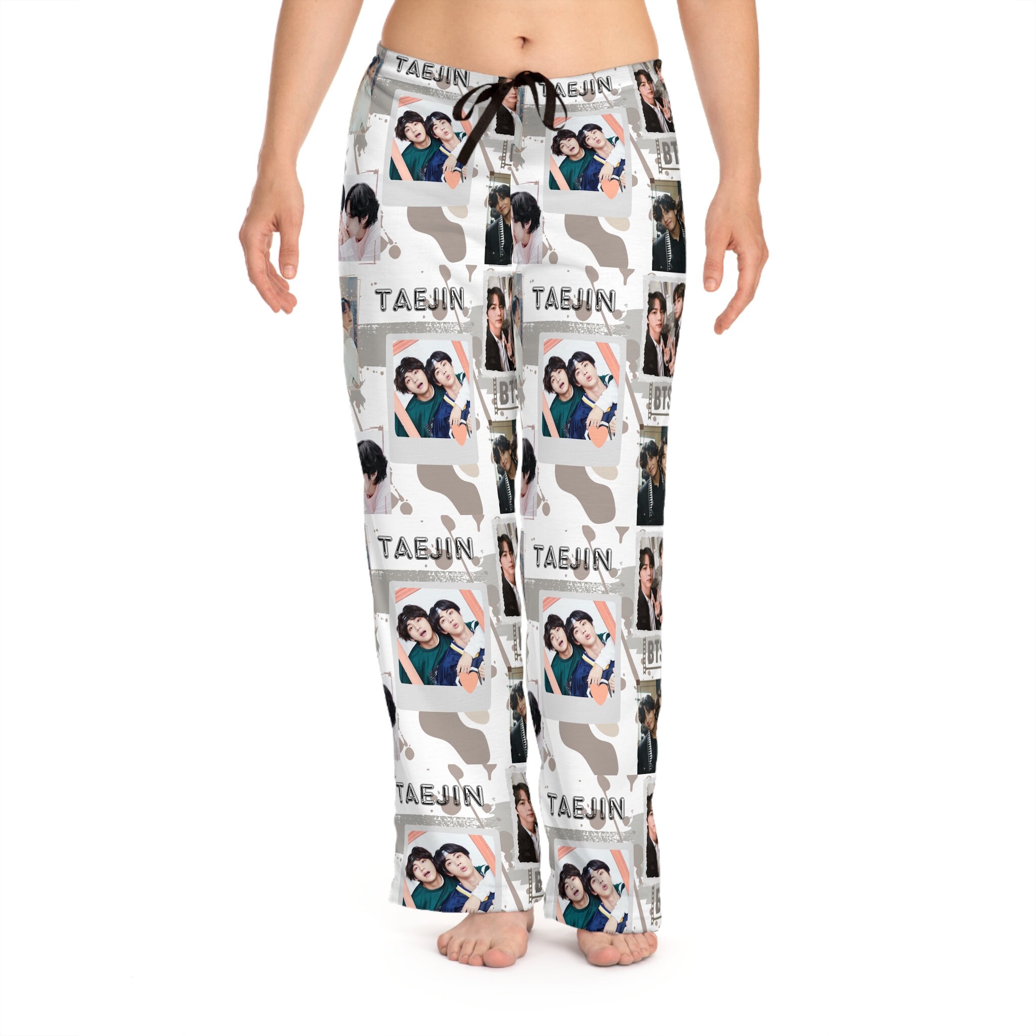 Kpop BTS Women's Taejin Pajama Pants, Taehyung Loungewear, BTS Seokjin Pants, Kpop Fan Gift