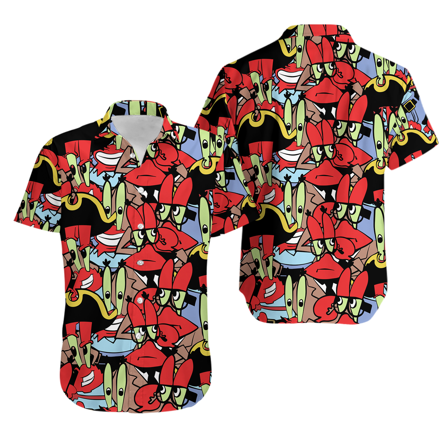 Funny Mr Krabs Hawaiian Shirt