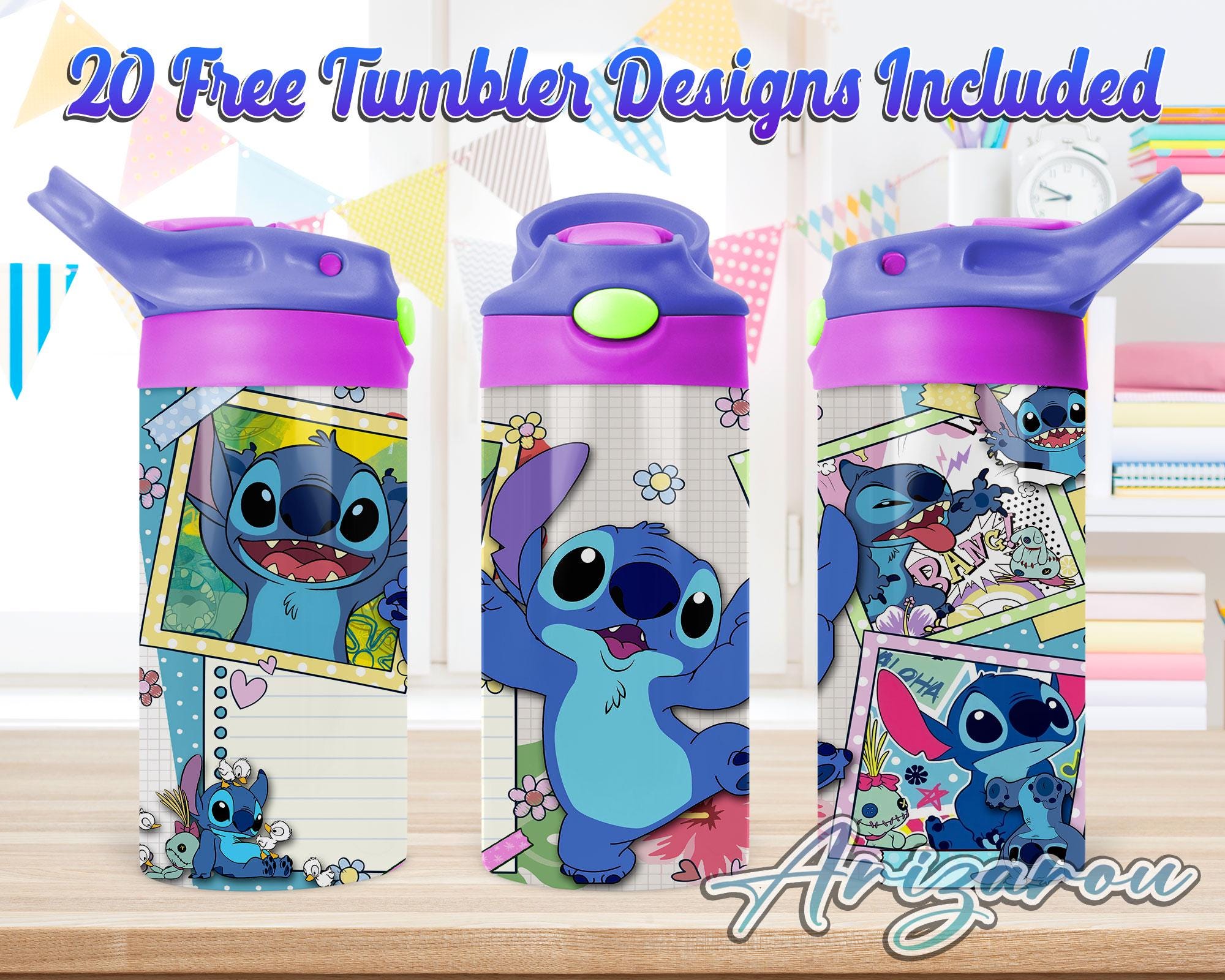 Cartoon 12oz Kids Flip Top Sippy Cup, Cartoon 12oz Sippy cup Tumbler, Cartoon Tumbler Wrap