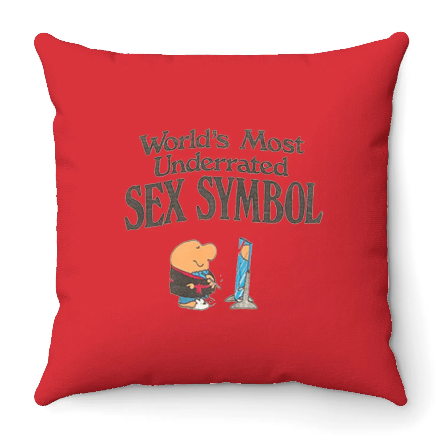 WorldsMostUnderratedSexSymbol Throw Pillows