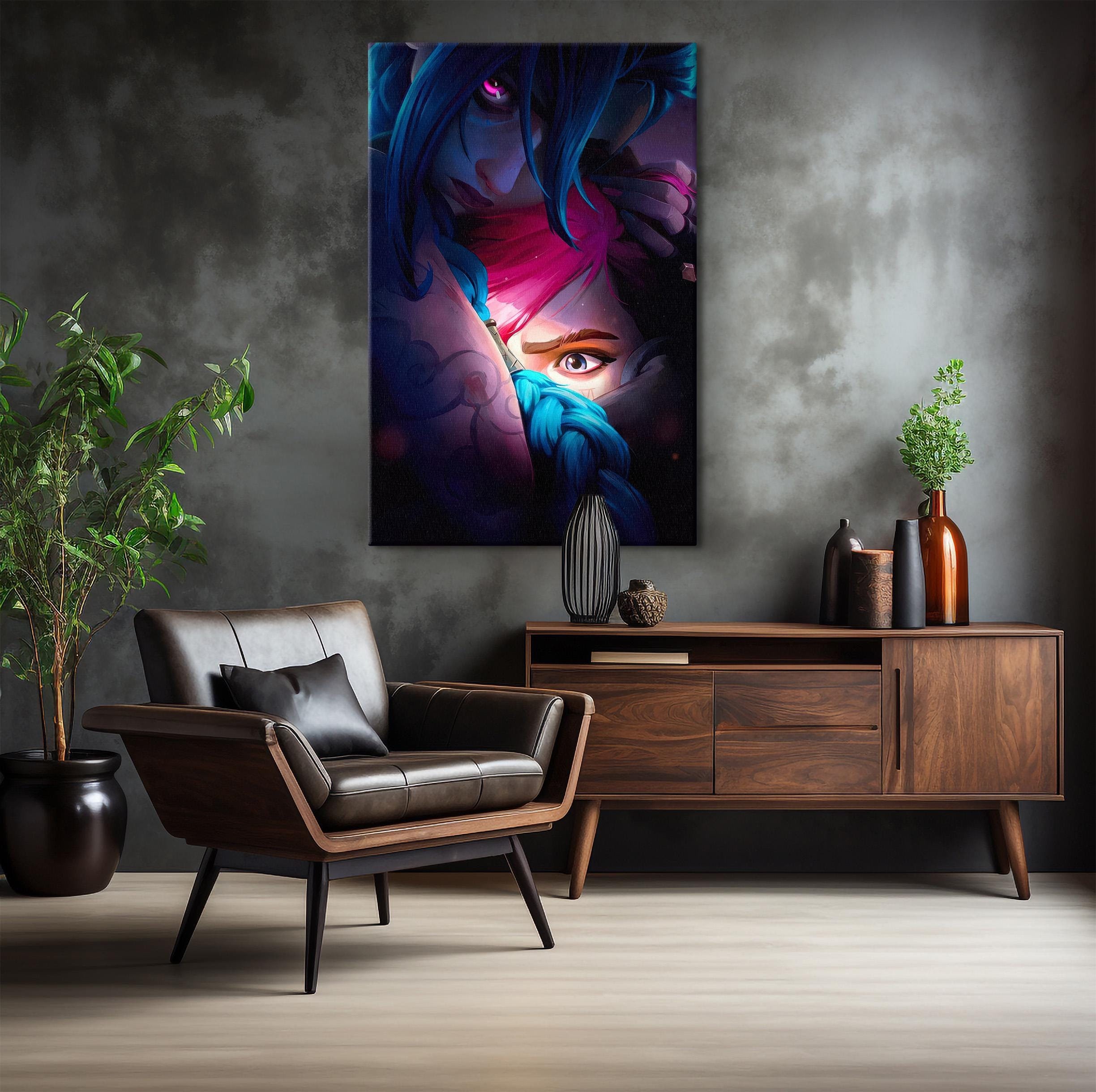 Arcane Print, Arcane Movie Poster, Tv Series Poster, Arcane Jinx Poster