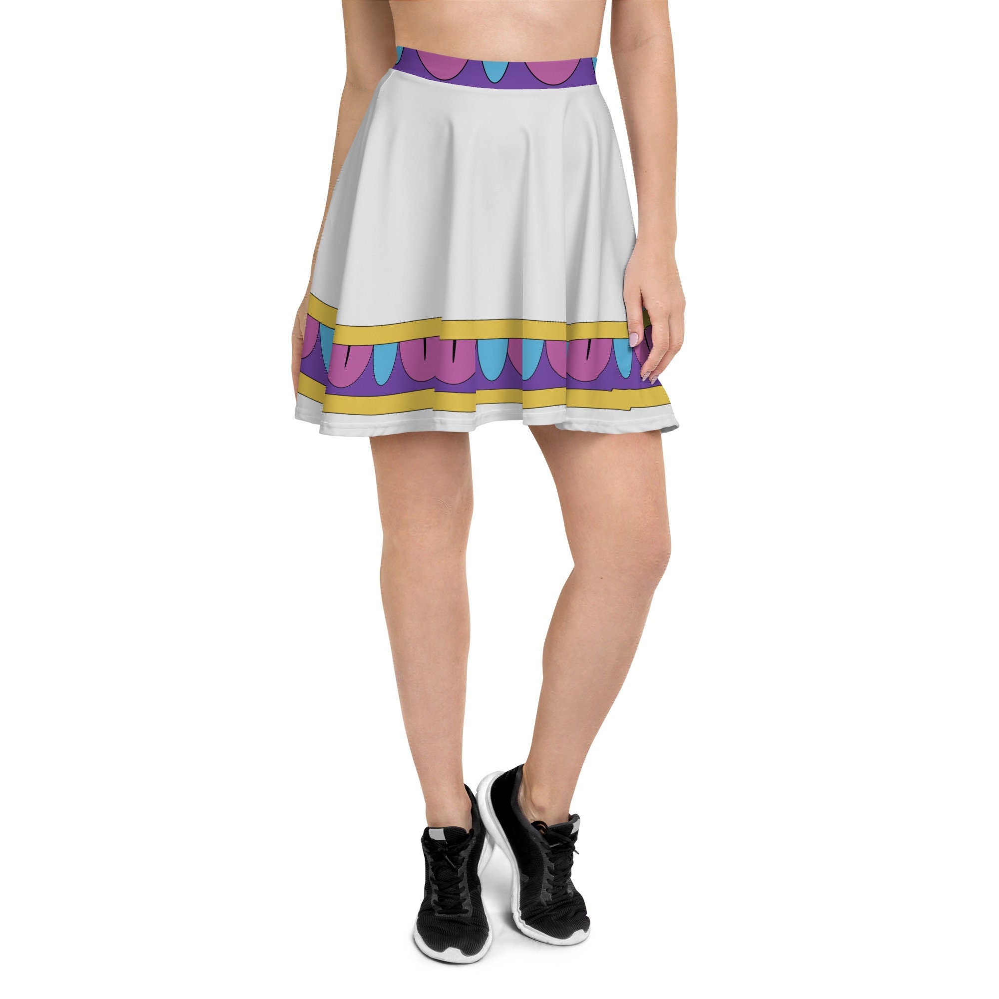 Enchanted Tea Cup Running Costume Skater Skirt