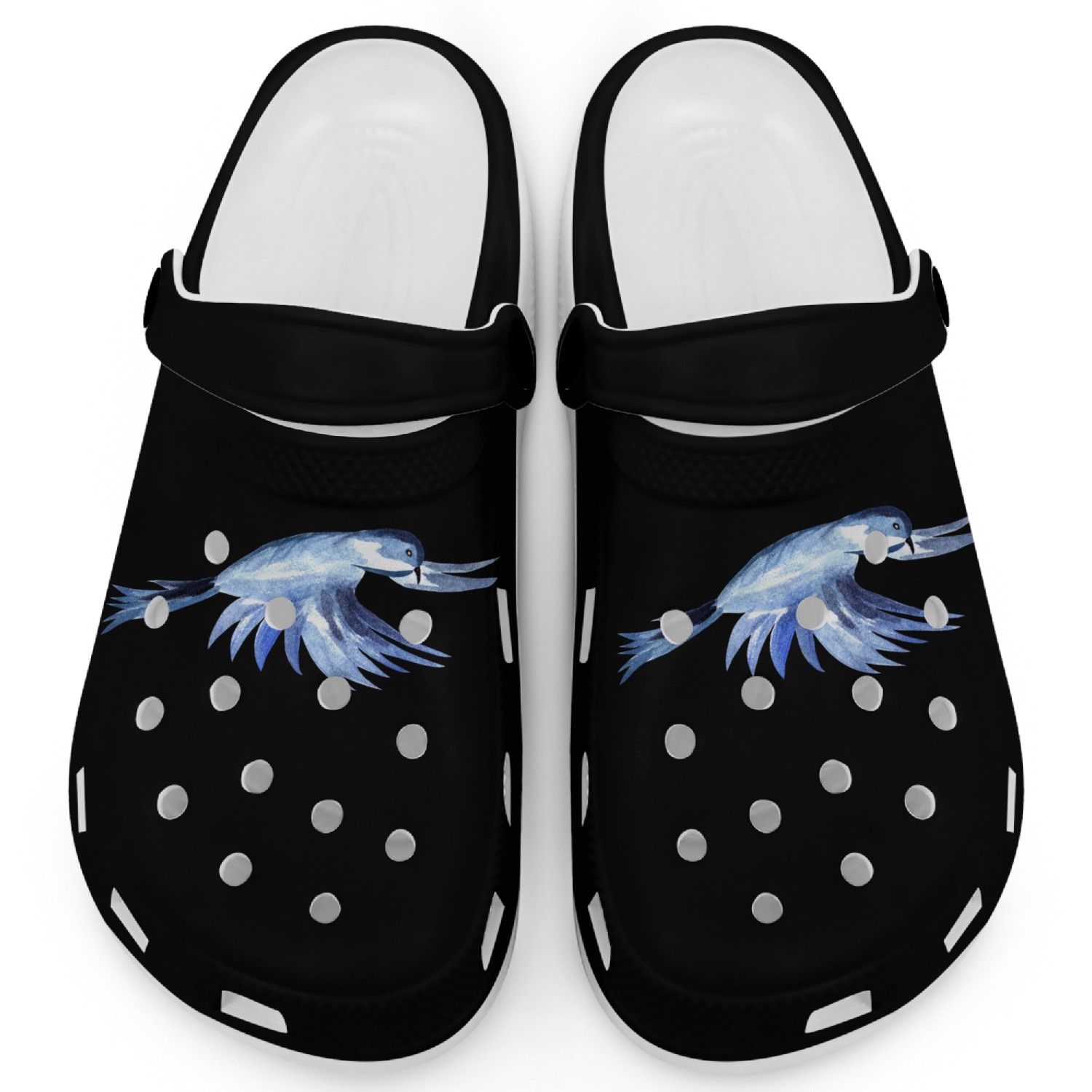 birds. Clogs