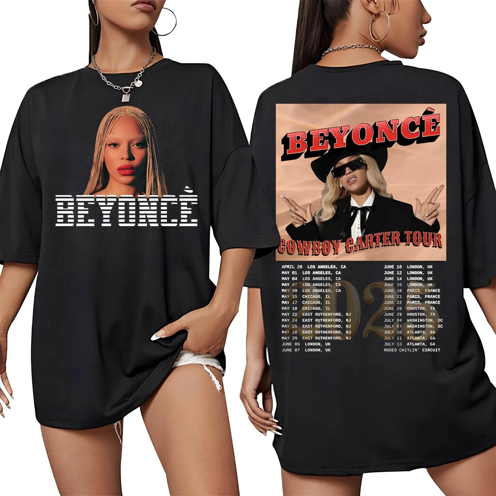 Beyonce Cowboy Carter Tour 2025 Unisex T Shirt