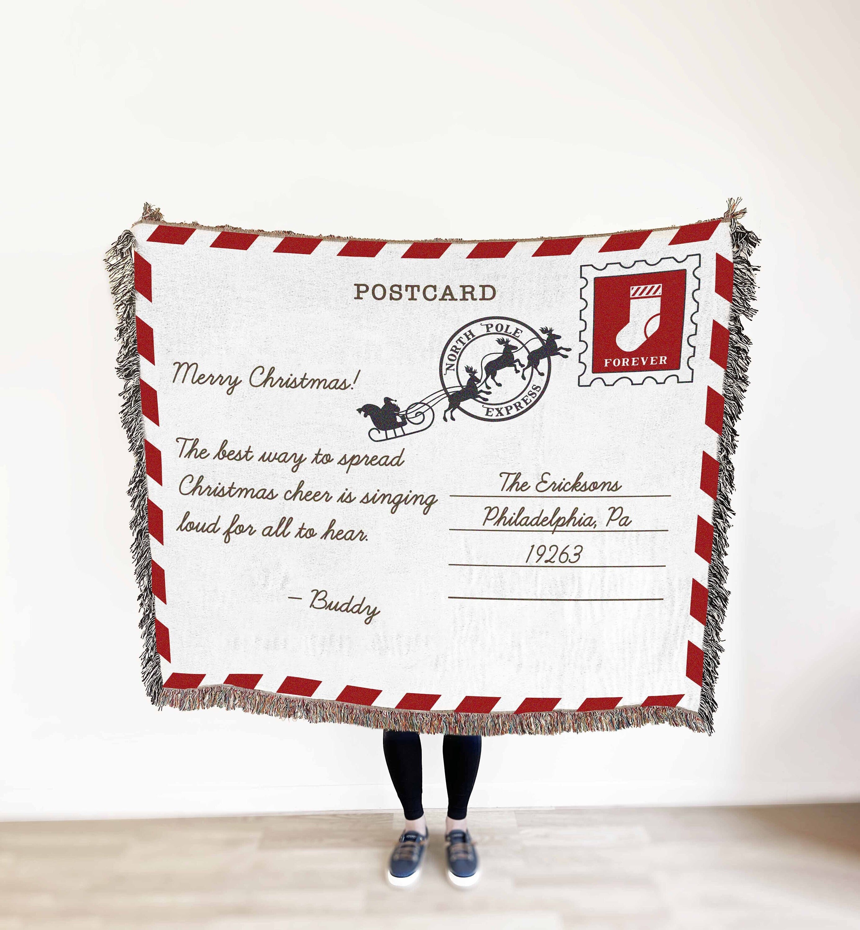 Personalized Christmas Gift, Christmas Blanket, Christmas Decor, Christmas gifts, Christmas Gift, Holiday, Holiday Decor, Unique Gifts