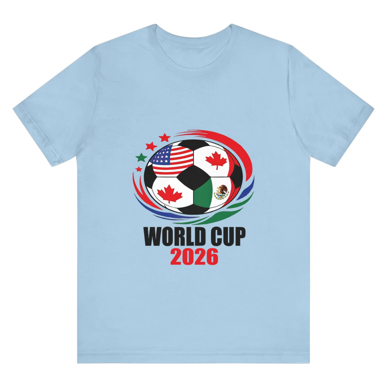 World Cup 2026 Soccer Shirt USA Canada Mexico Flags | Soccer Fan Gift