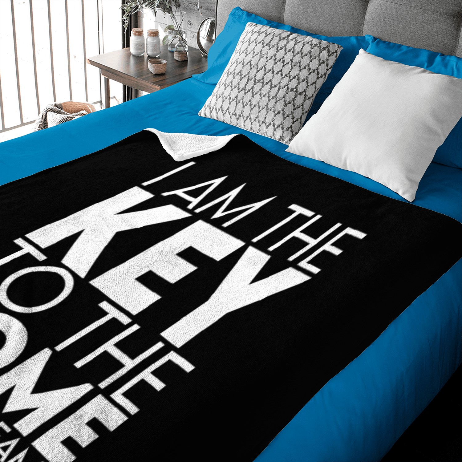I Am The Key To The Home Of Your Dreams Baby Blankets