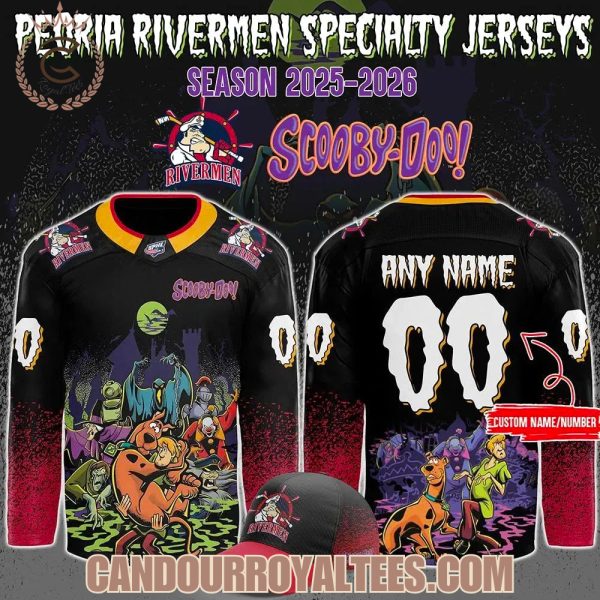 Peoria Rivermen Scoooby Doo Season 2025-2026 Hockey Jersey