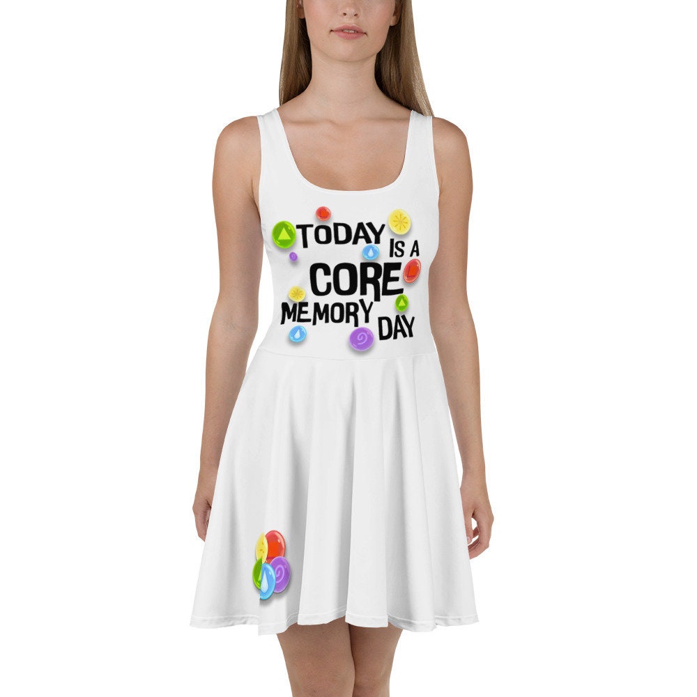 Core Memory Skater Dress - White
