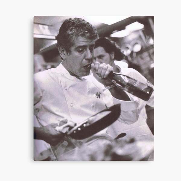 Cook And open Beer - anthony bourdain Canvas
