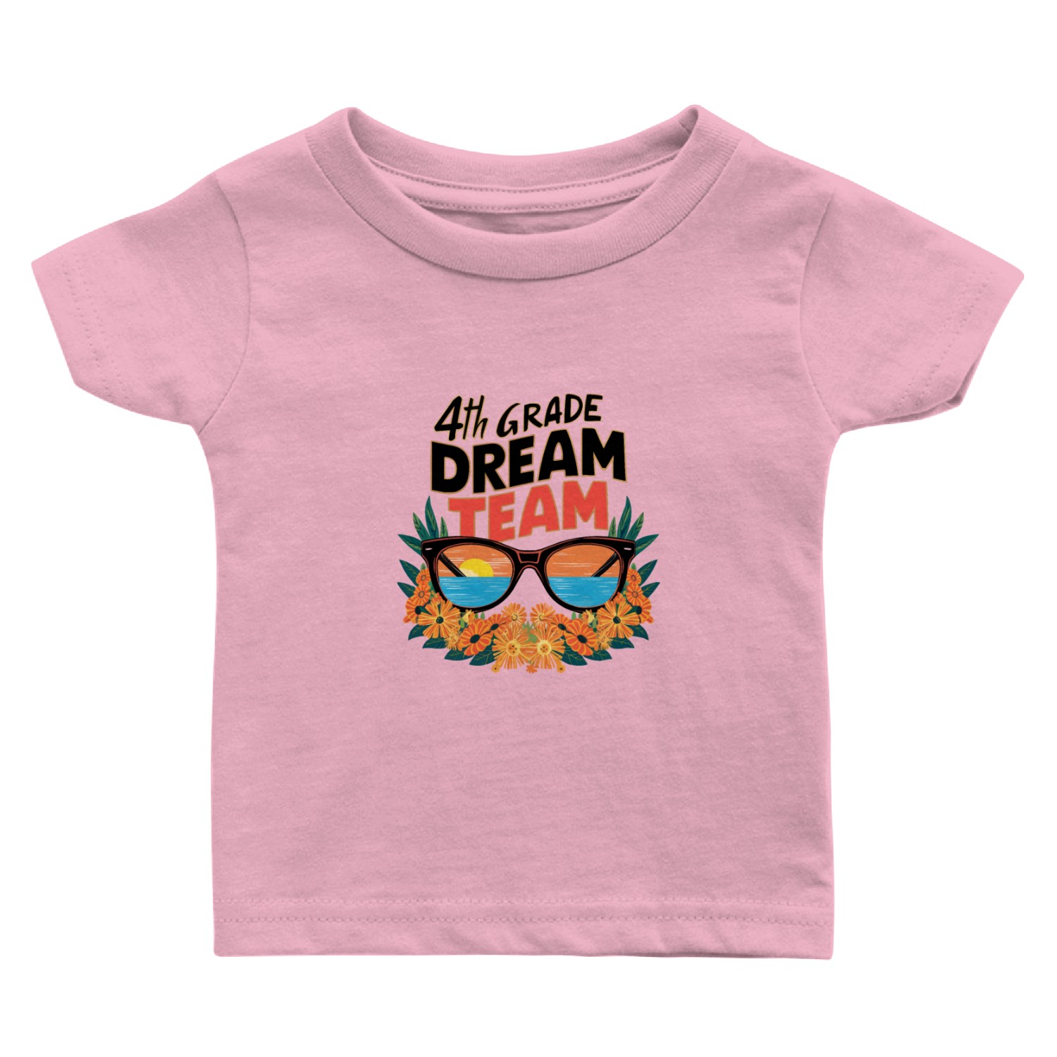Back to School Dream Team Fourth 4th Grade Baby T Shirts