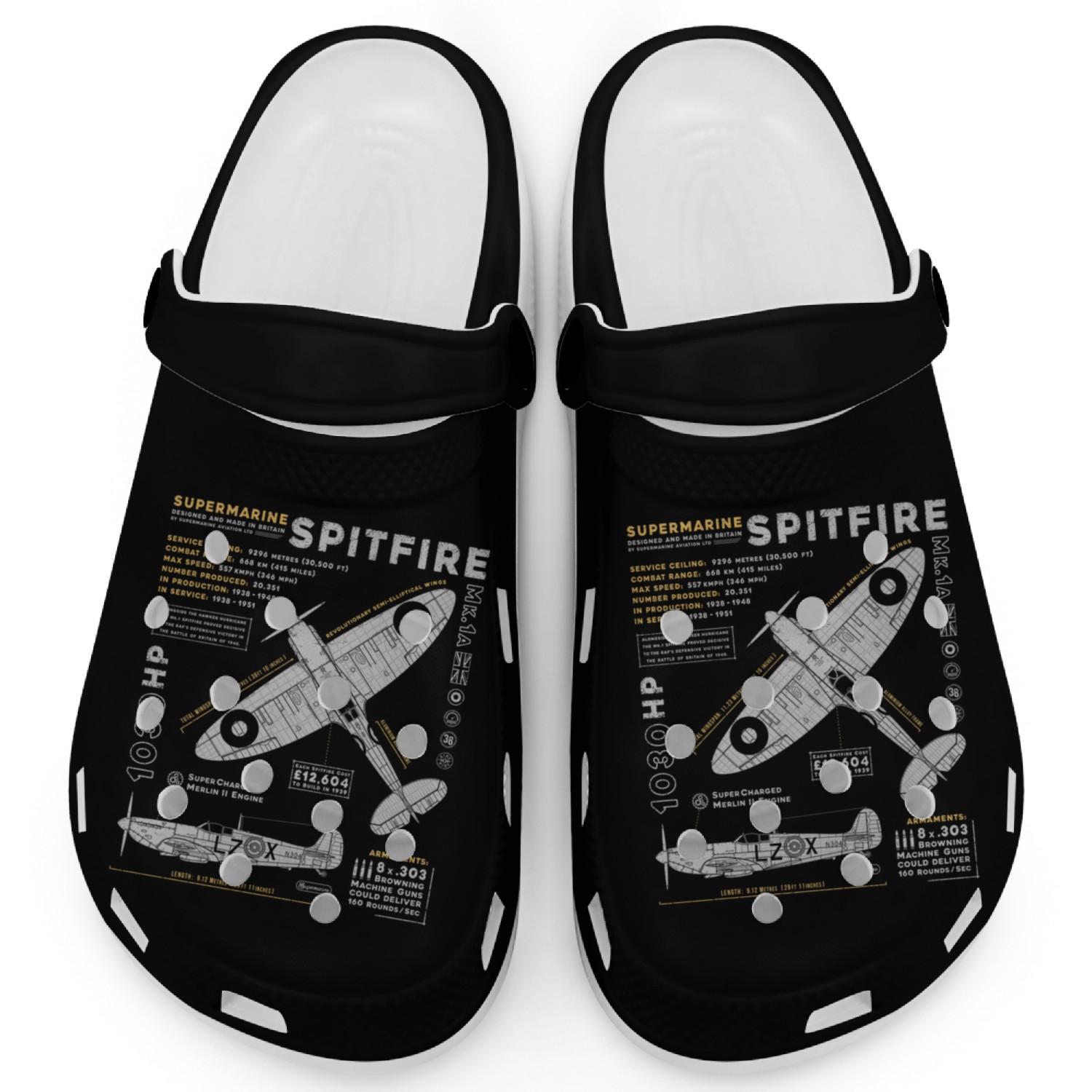 Supermarine Spitfire Clogs