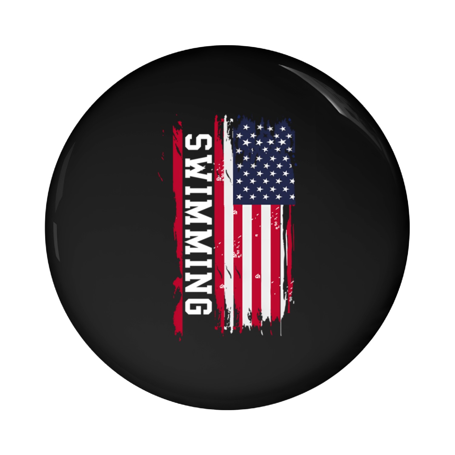 Swimming And Swimmers Pin Buttons
