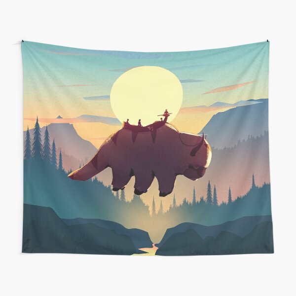 The End of Flying Appa Tapestry