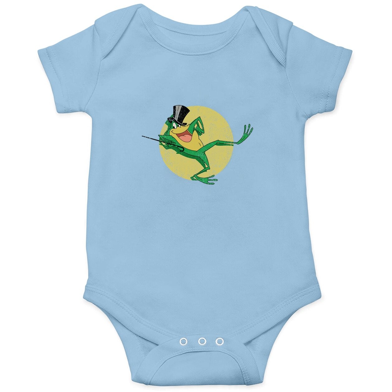 Michigan J. Frog Hello My Baby Baby Bodysuit