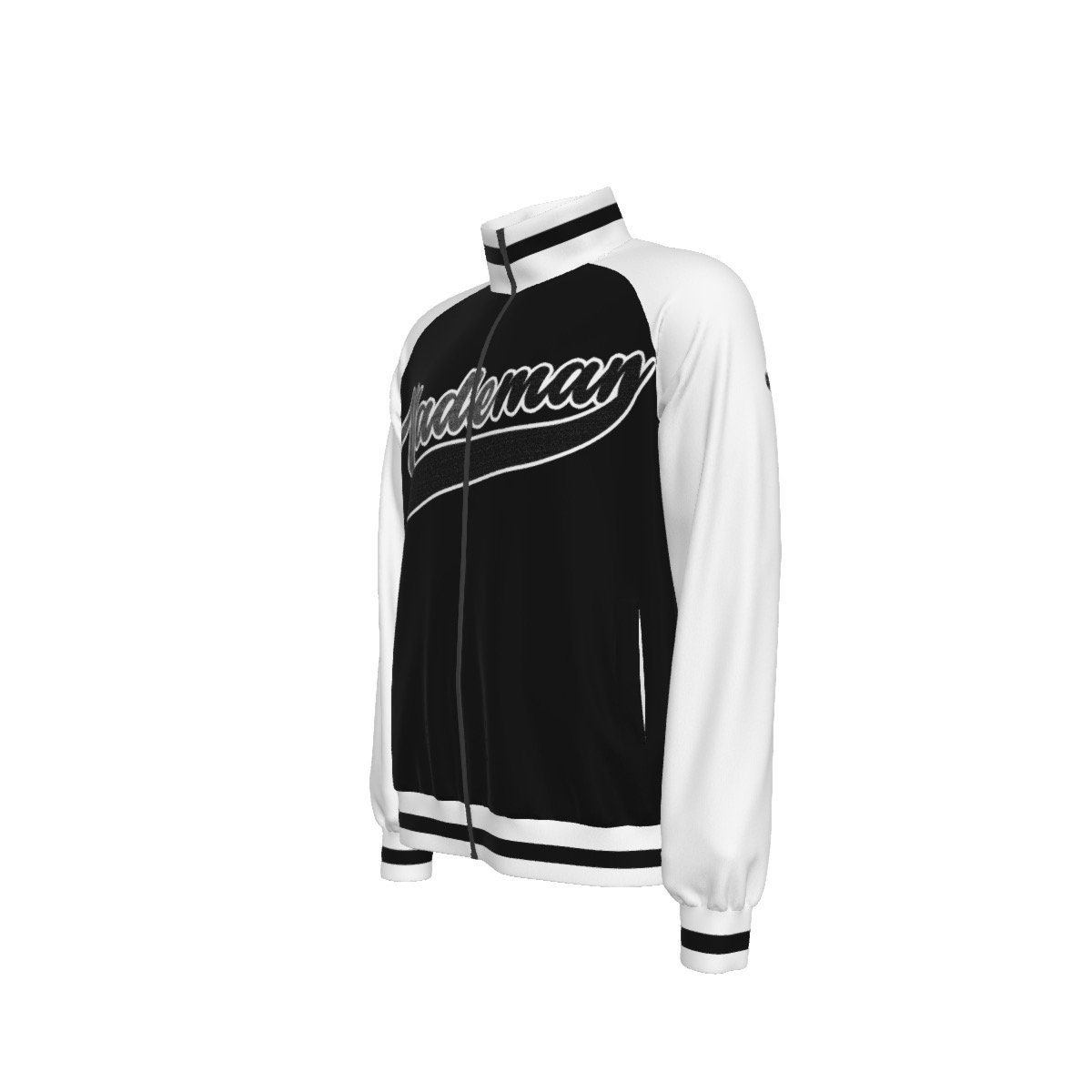 MADEMAN Men's Raglan-Sleeve Stand Collar Jacket