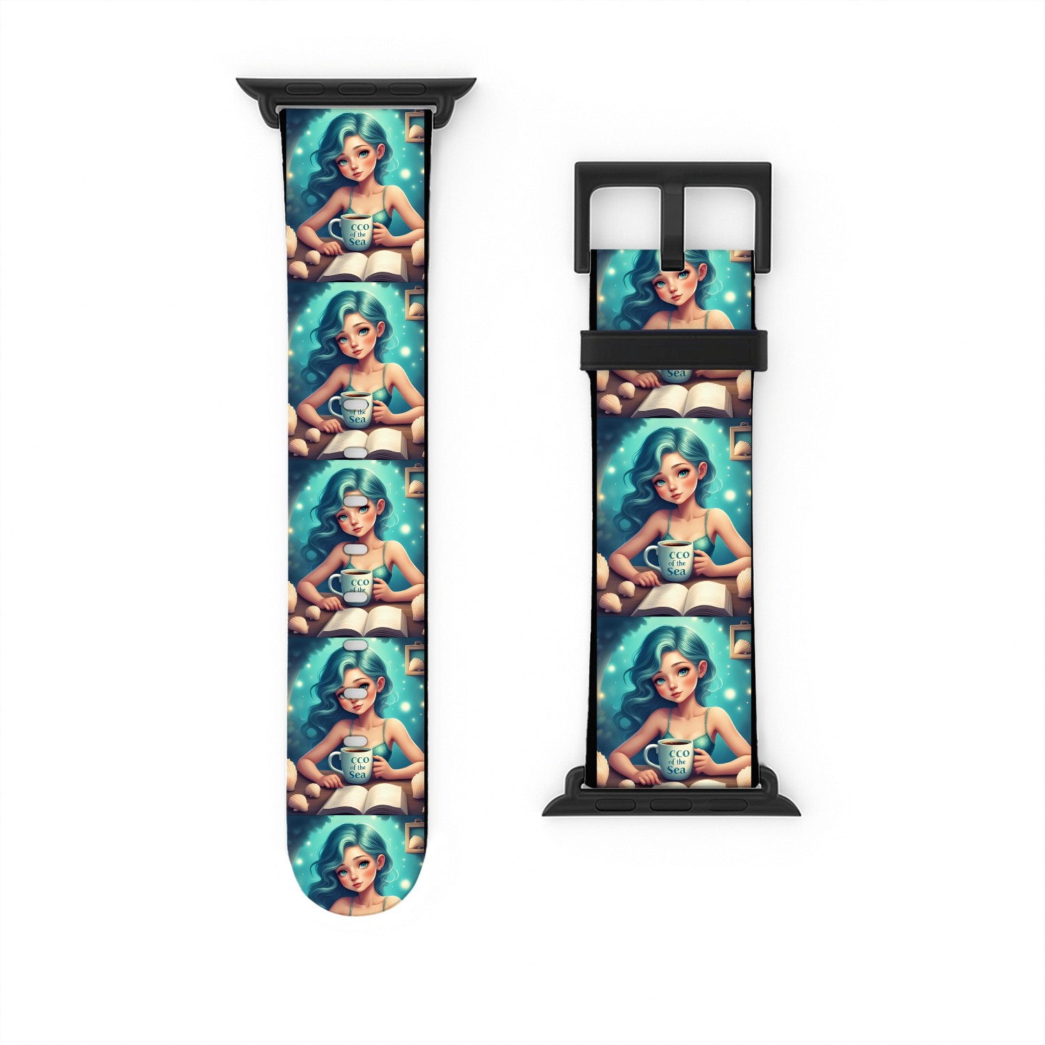 Sea Queen Fantasy Portrait Watch Bands For Apple Watch