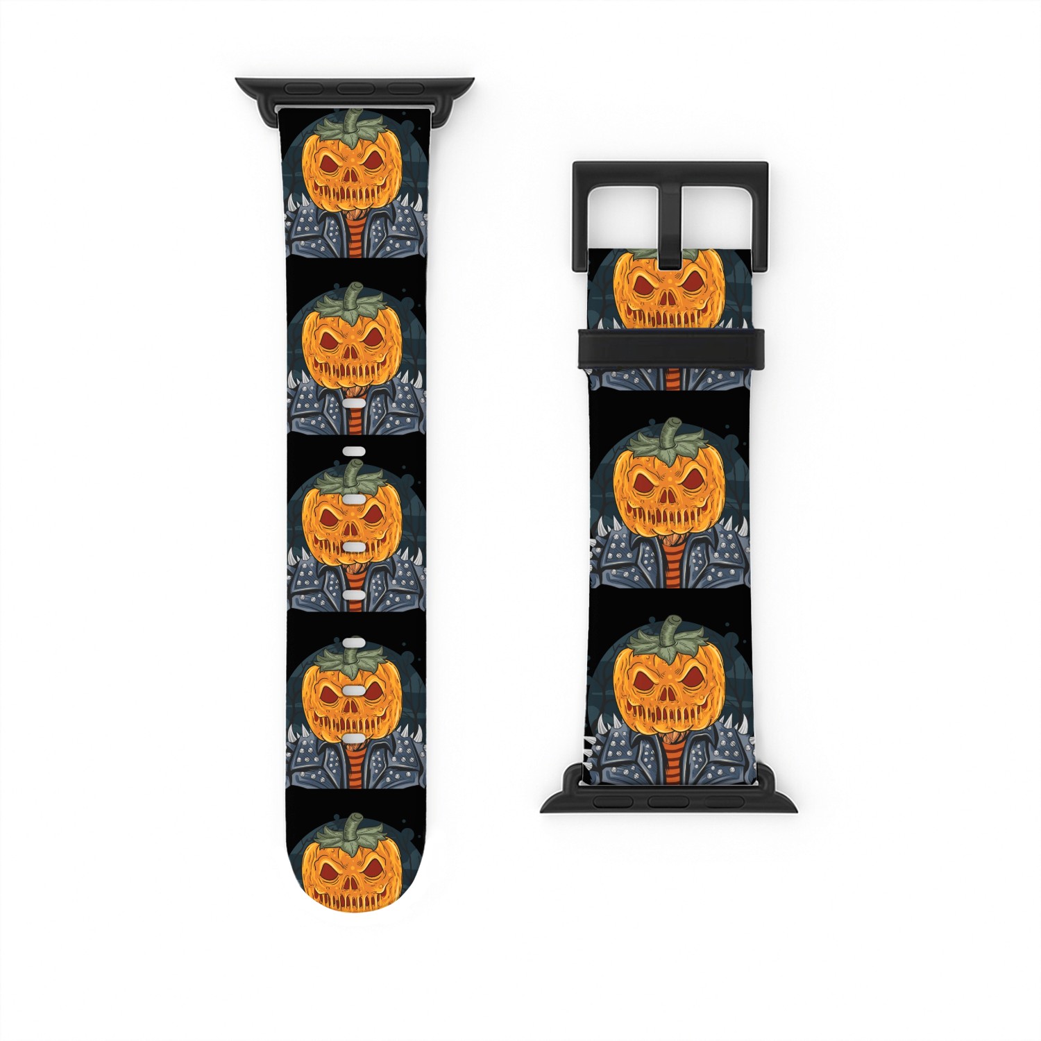 Spooky Jack-o'-lantern Watch Bands For Apple Watch