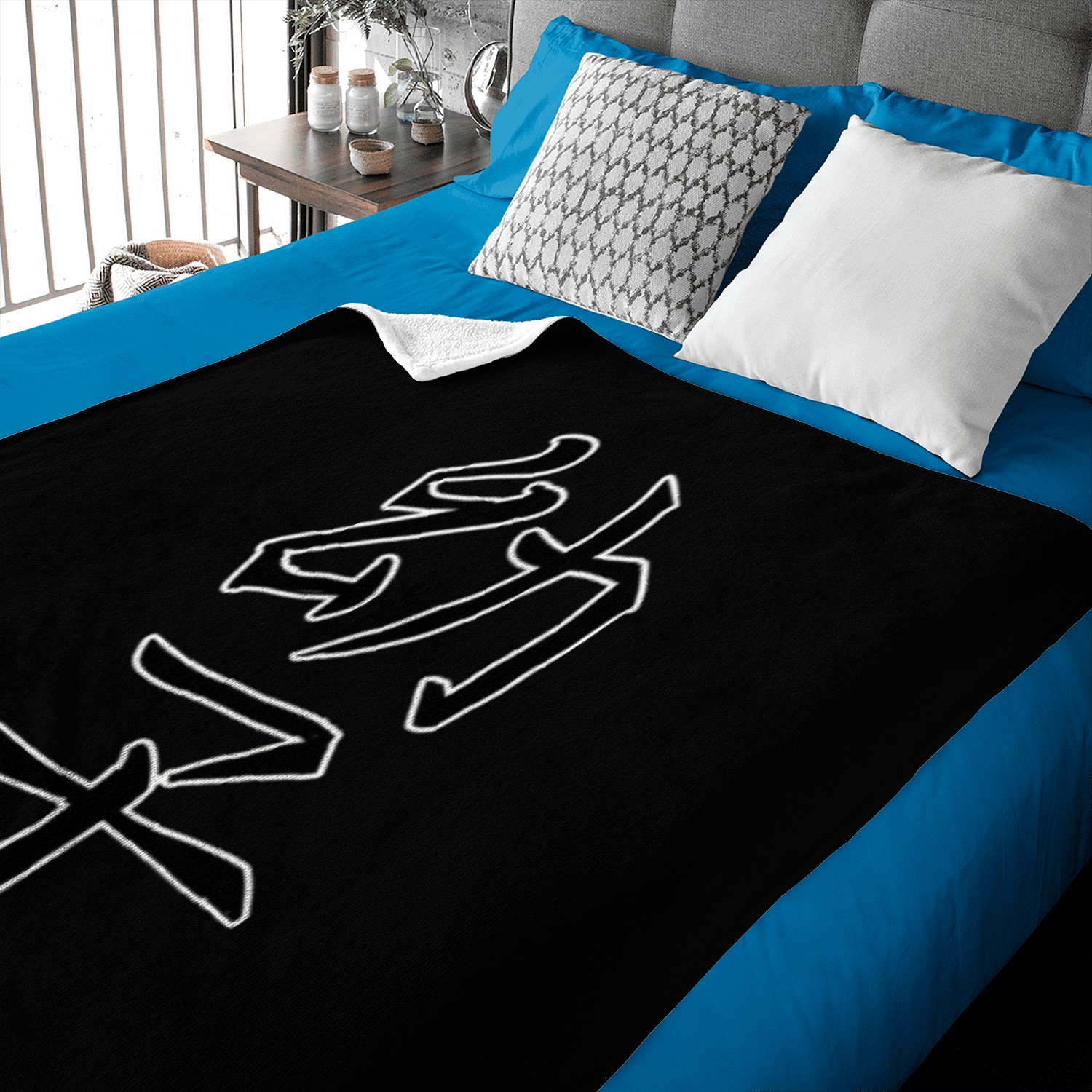 Japan KANJI Caliphraphy Japan Symbol Baby Baby Blankets