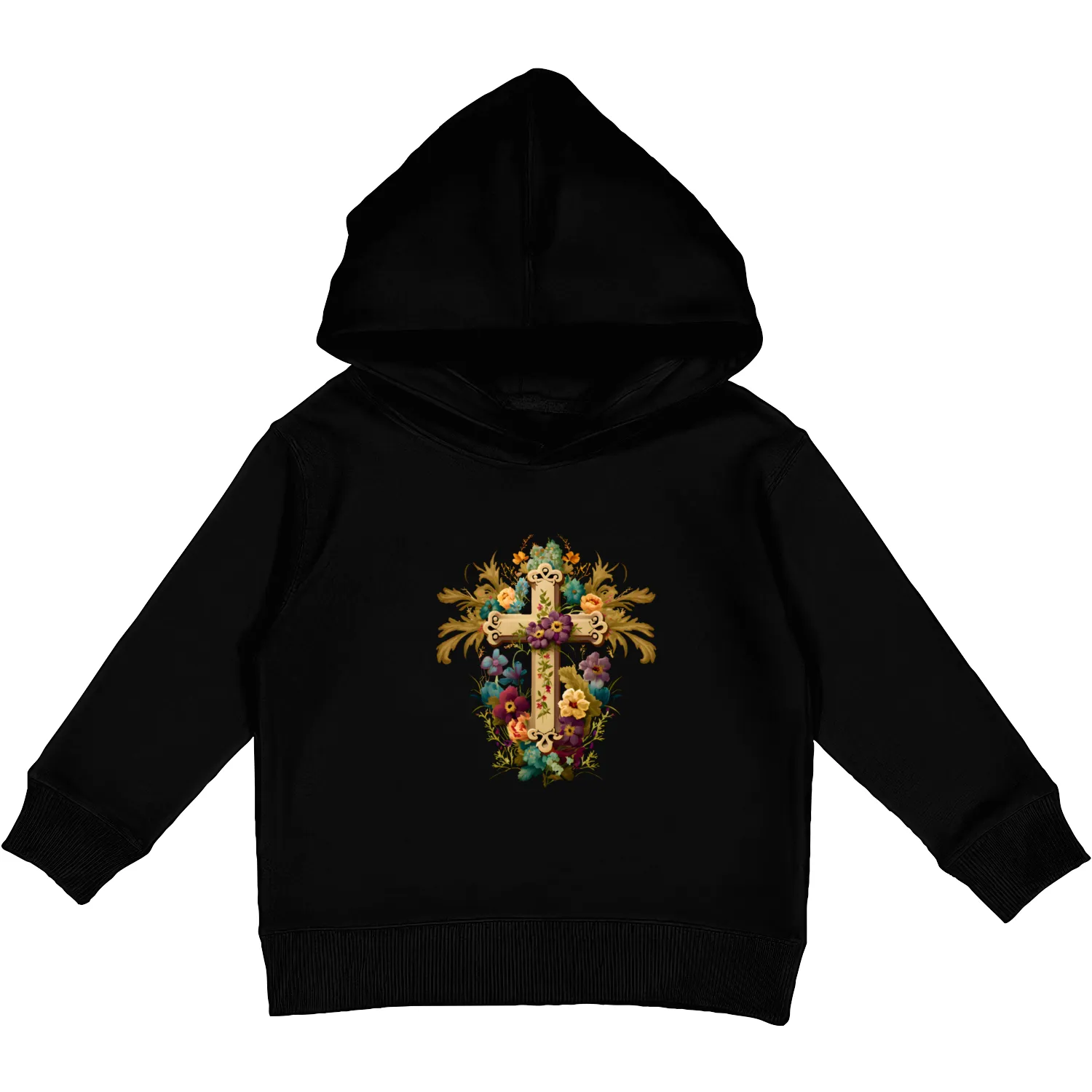 Jesus Cross Painting Kids Pullover Hoodies
