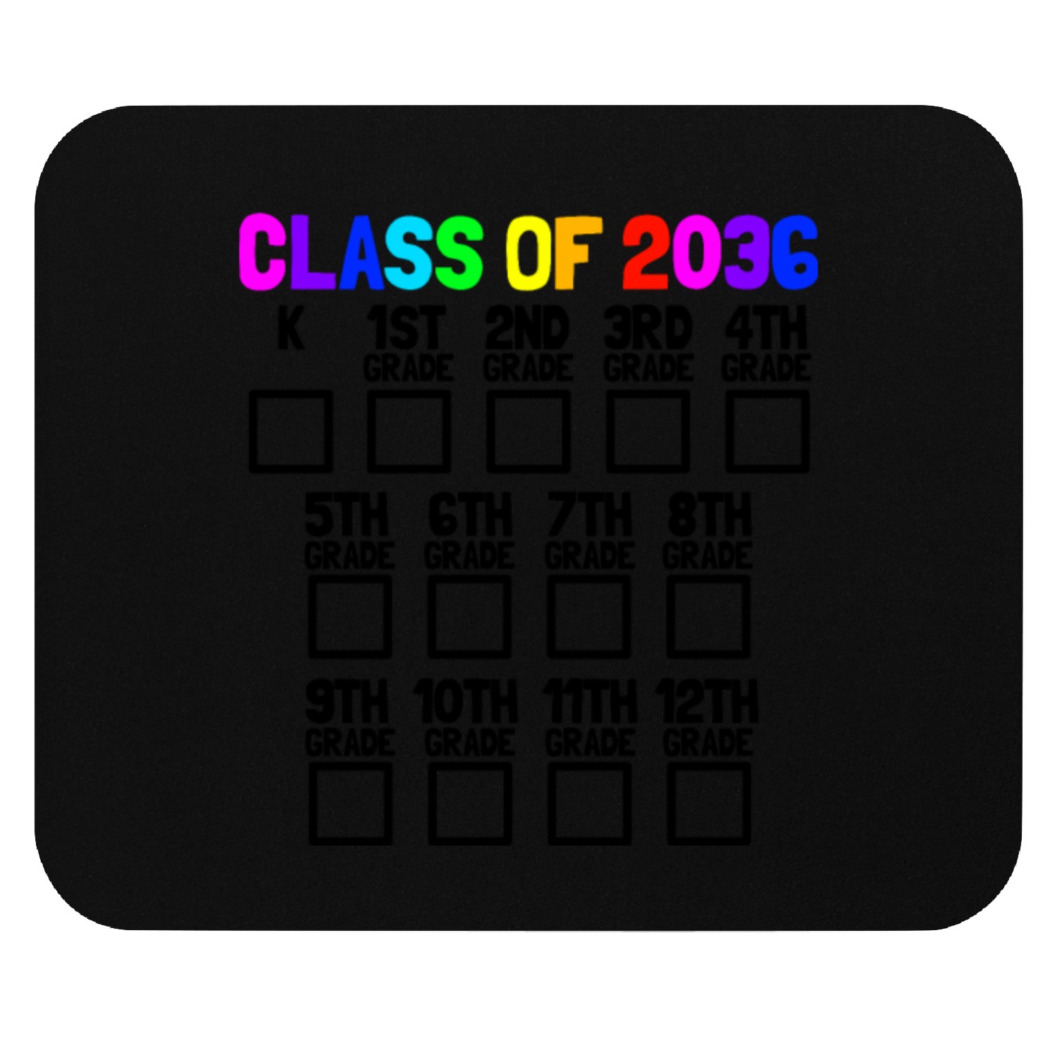 Class Of 2036 Back To School Kindergartengrow with Mouse Pads