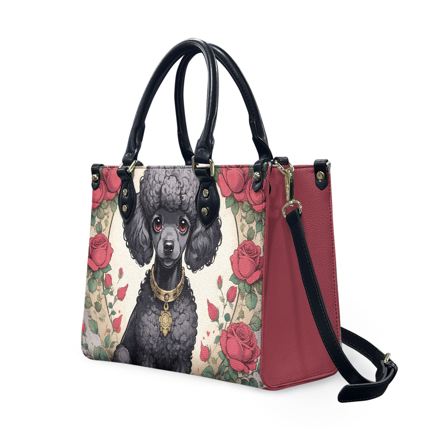 Black Poodle purse