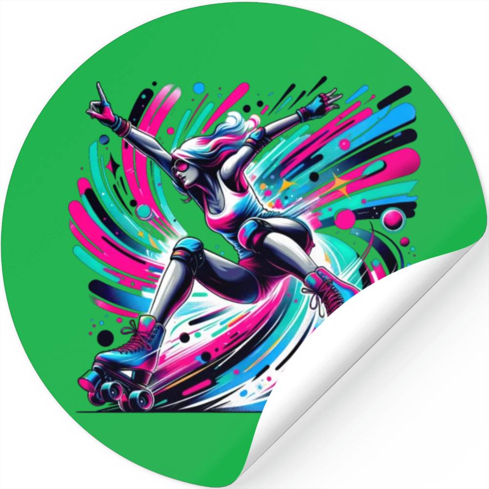 Roller Vibes Stickers