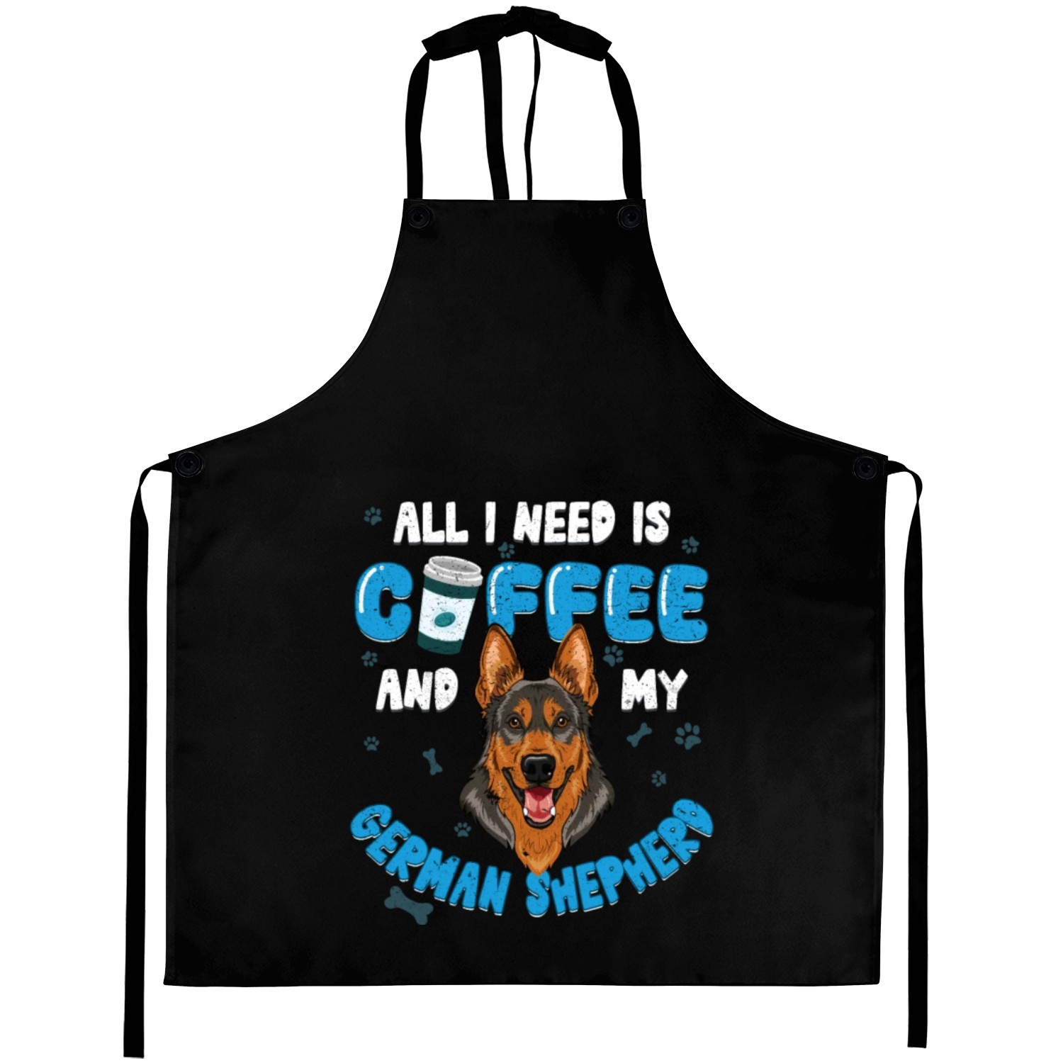 Dog Owners ALL I WANT IS COFFEE AND MY GERMAN Aprons