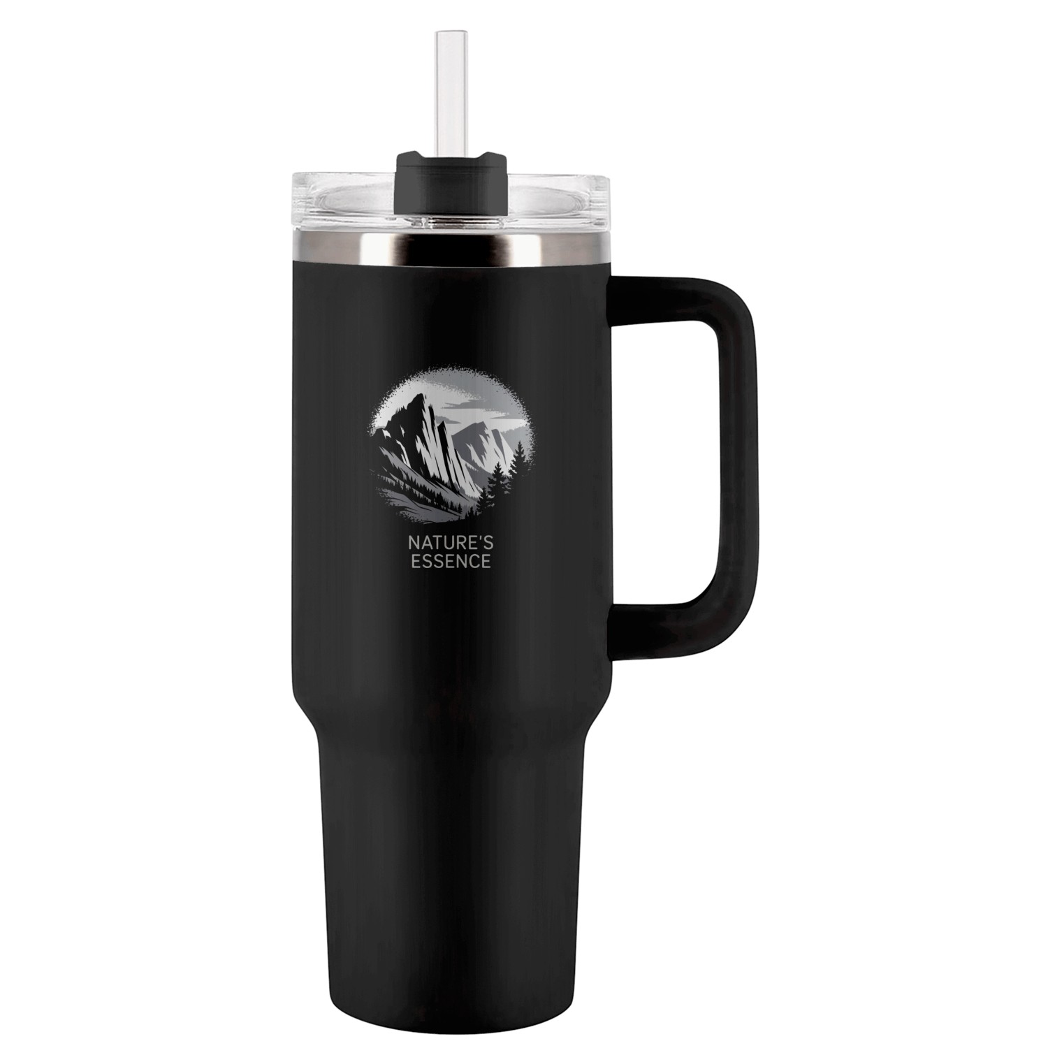 Grainy Landscape Tumblers 40 Oz With Handle