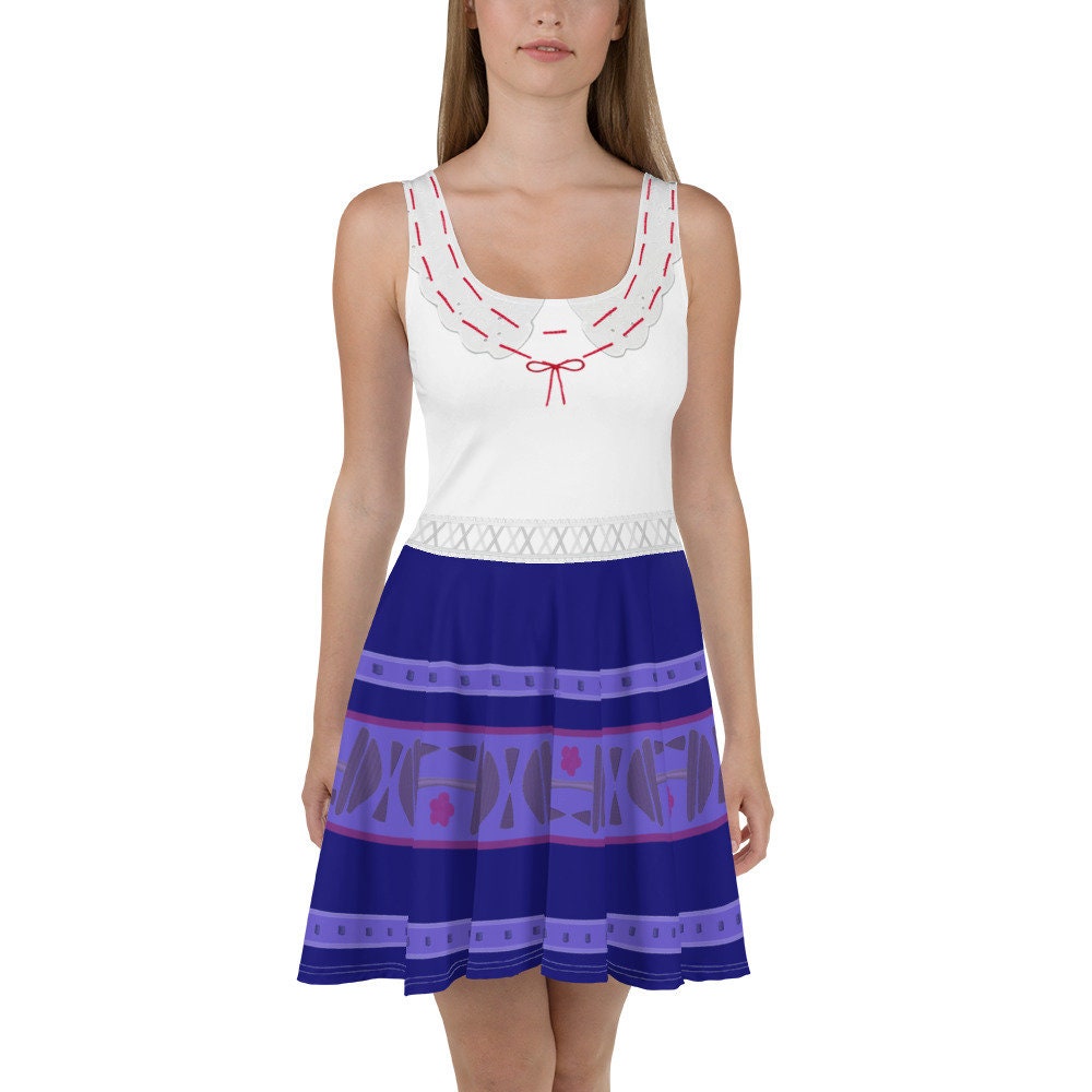 Luisa Inspired Skater Dress – Fun Cartoon Style Casual Outfit for Women