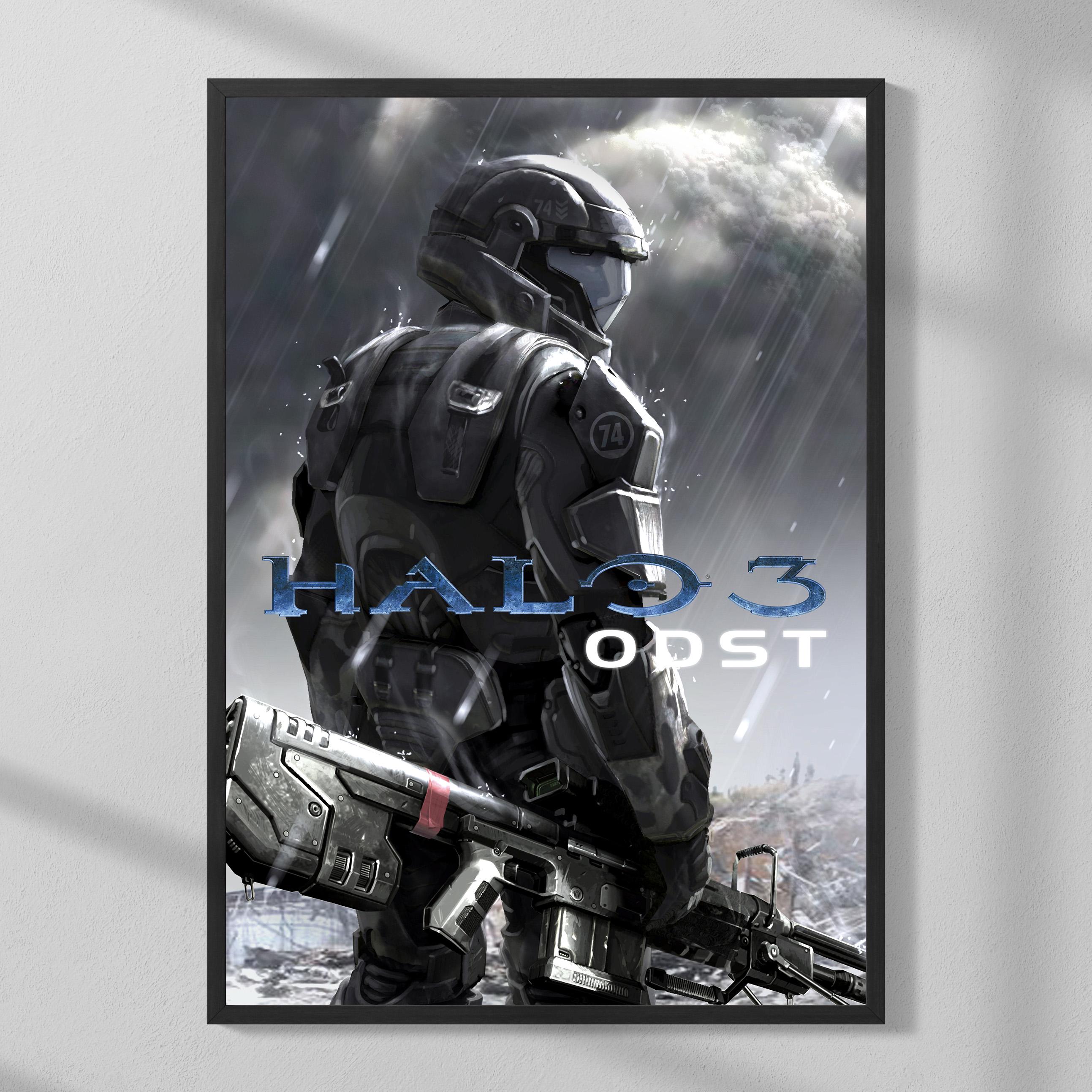 Halo 3 ODST Gaming Poster | Wall Art | Gaming Prints | Video Game Art | Gaming Gifts | Classic Videogames