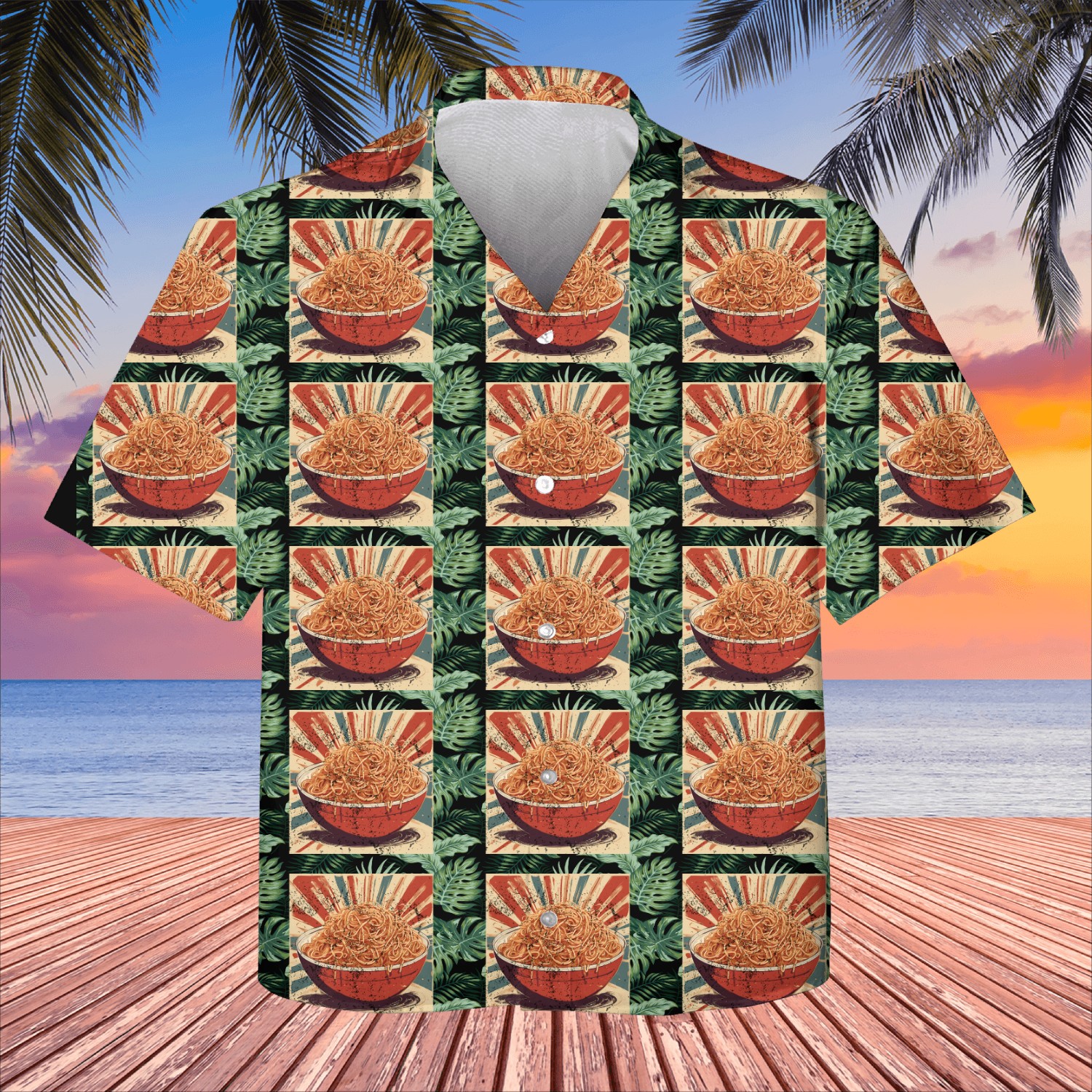 Distressed spaghetti Kids Hawaiians