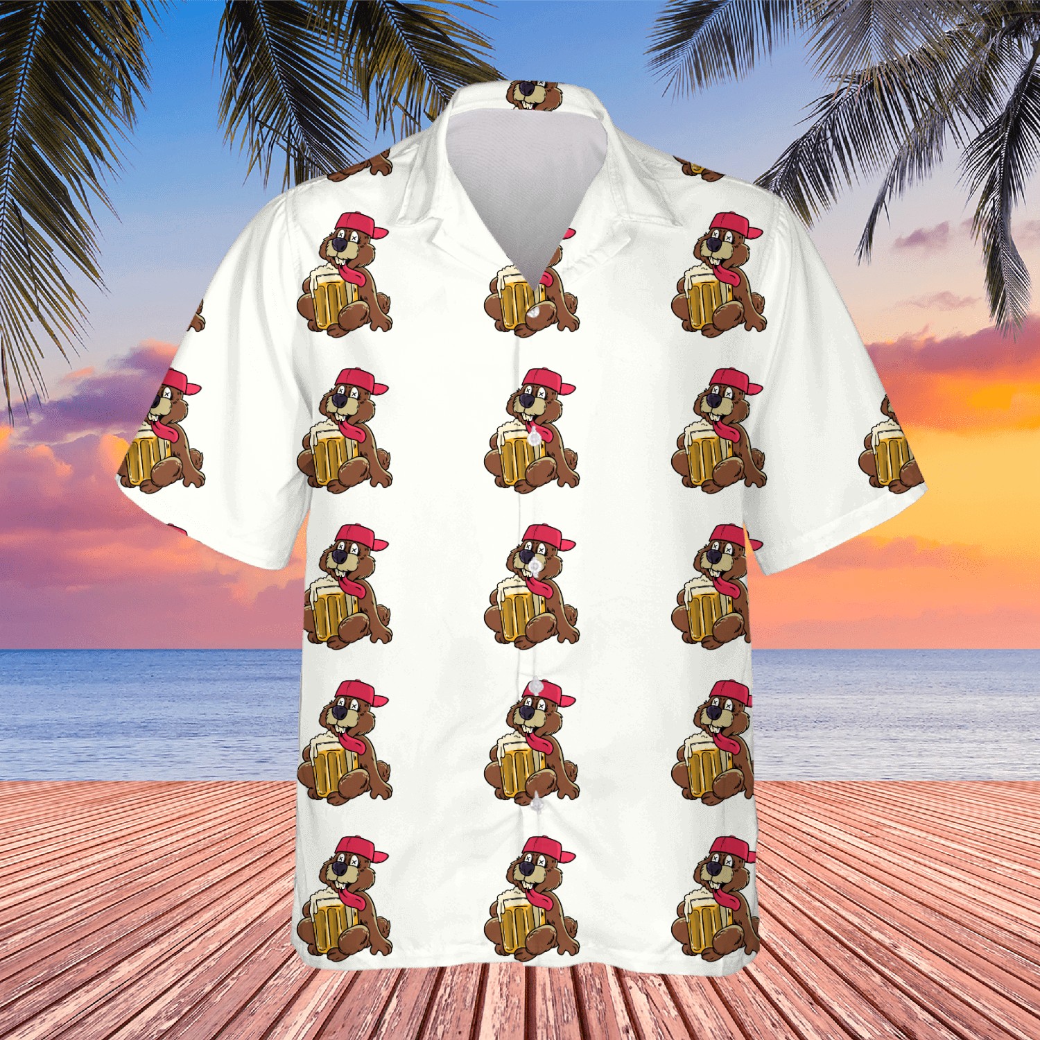 Beer DRUNK squirrel Hawaiians