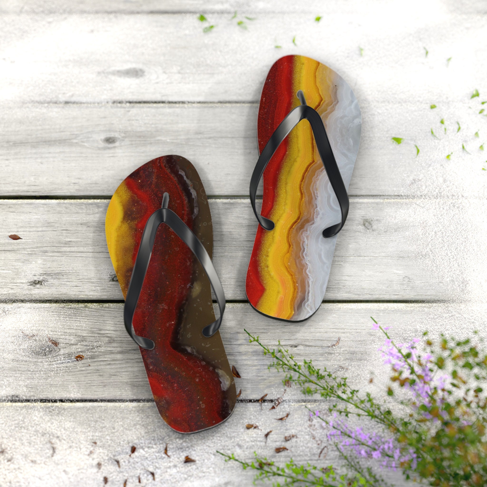 Agate Flip Flops