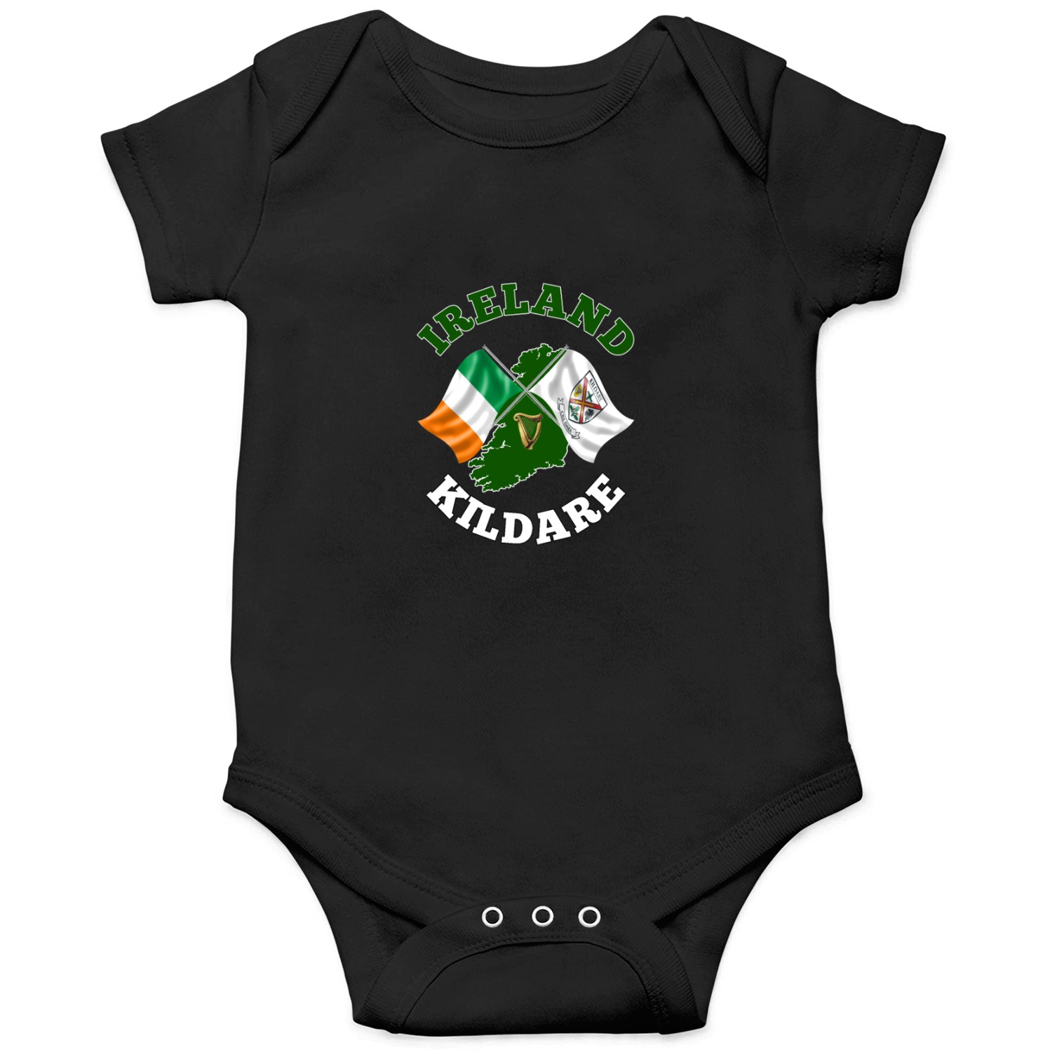 Kildare Ireland Irish Flag and County Flag Onesies