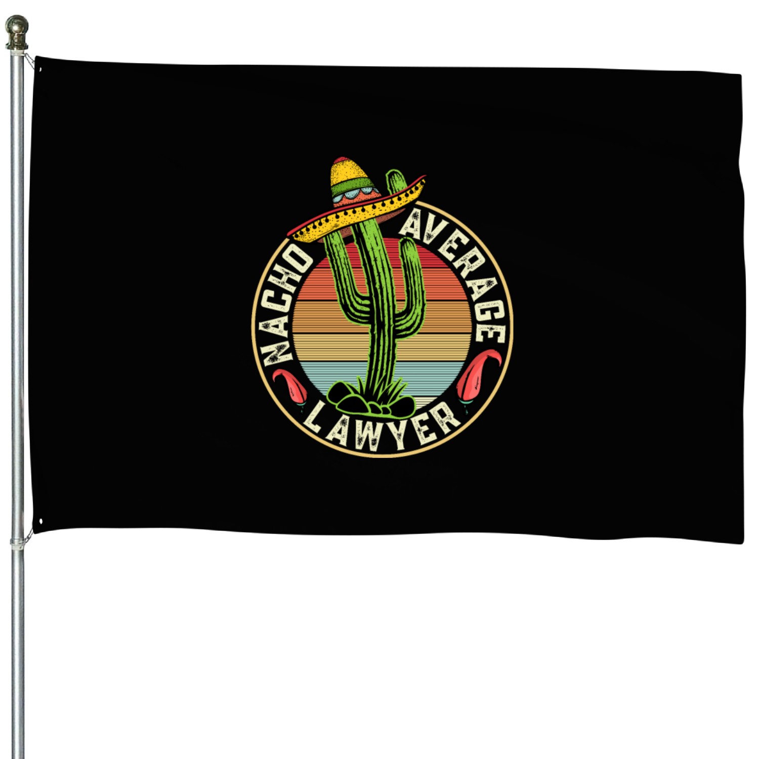 Nacho Average Lawyer House Flags