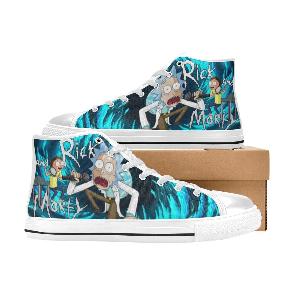 Rick and Rickandmorty High Top Shoes Sneakers, Birthday Gift for Him Her