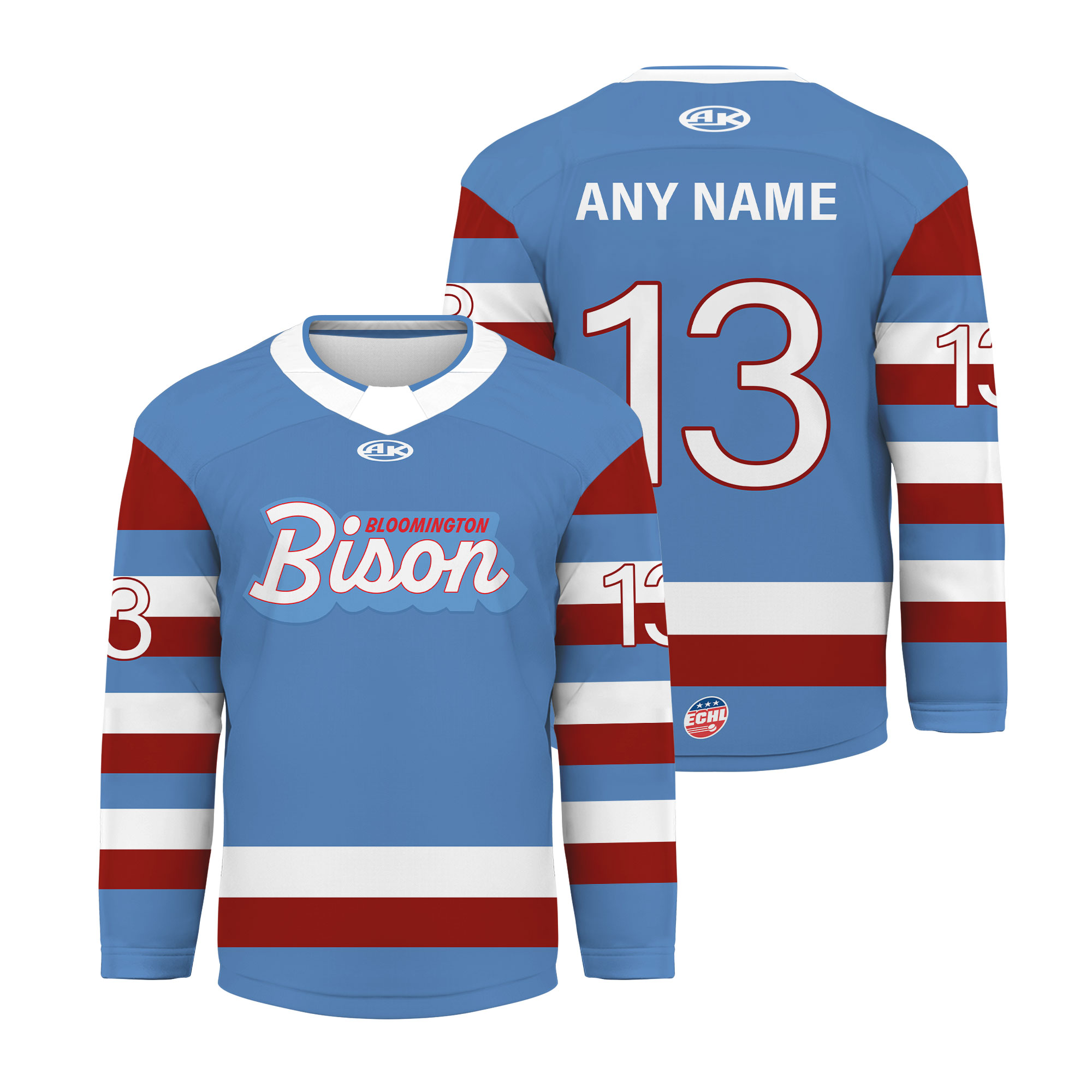 Personalized Bloomington Bison Blue Sweaters 2025 Hockey Shirt Men's Fan Gear