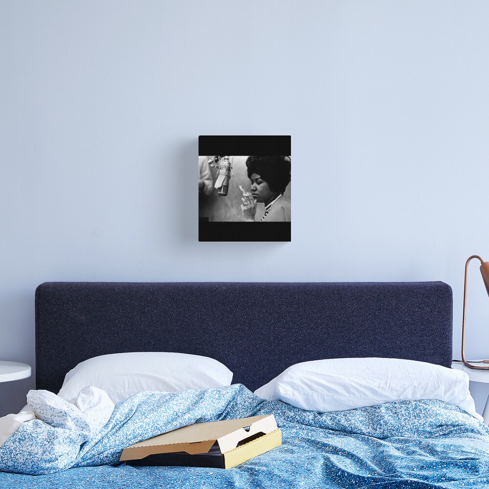 Aretha Franklin Photo Canvas Portrait